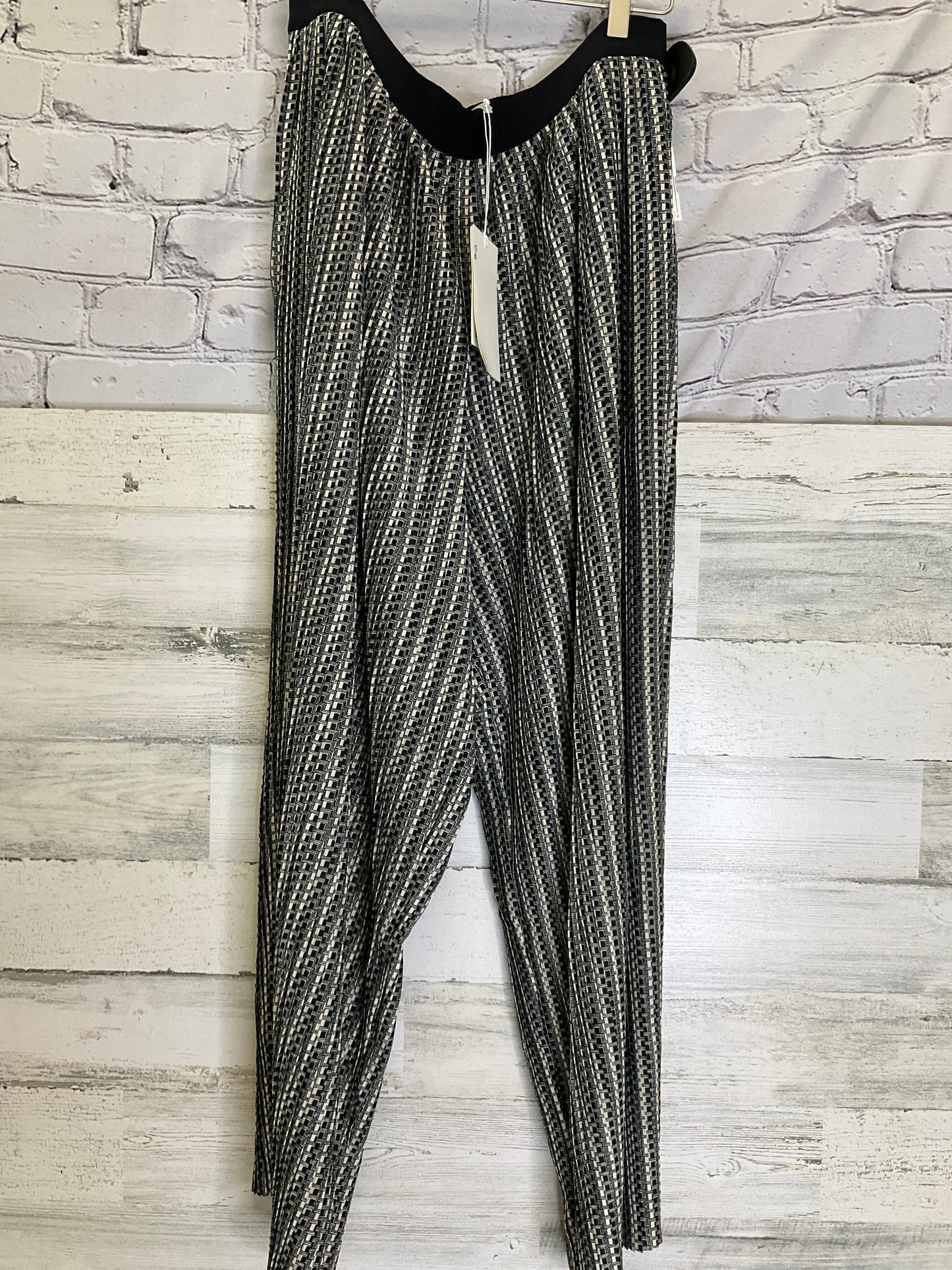 Black & White Pants Wide Leg Cos, Size 12