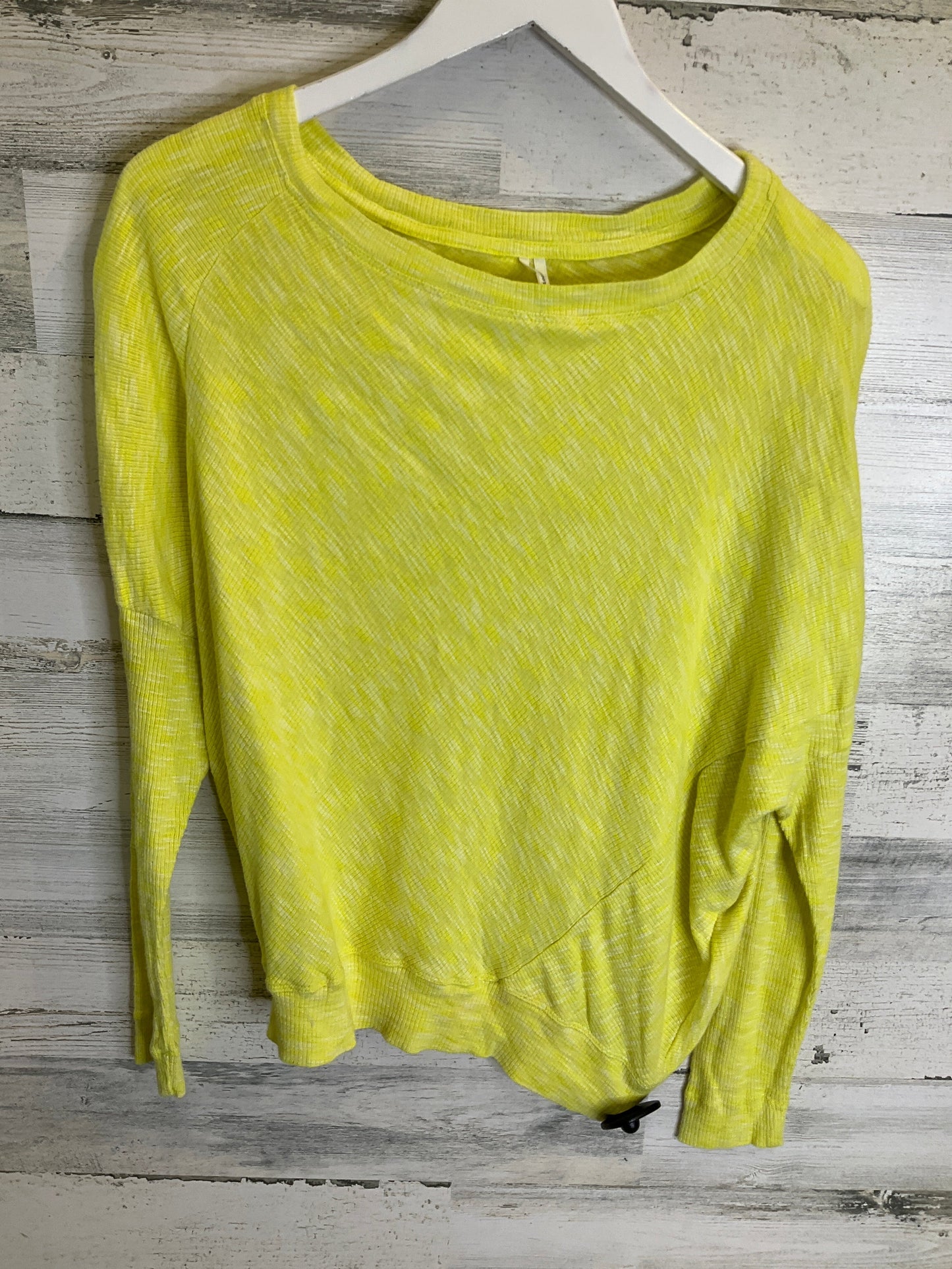 Yellow Top Long Sleeve Anthropologie, Size Xs