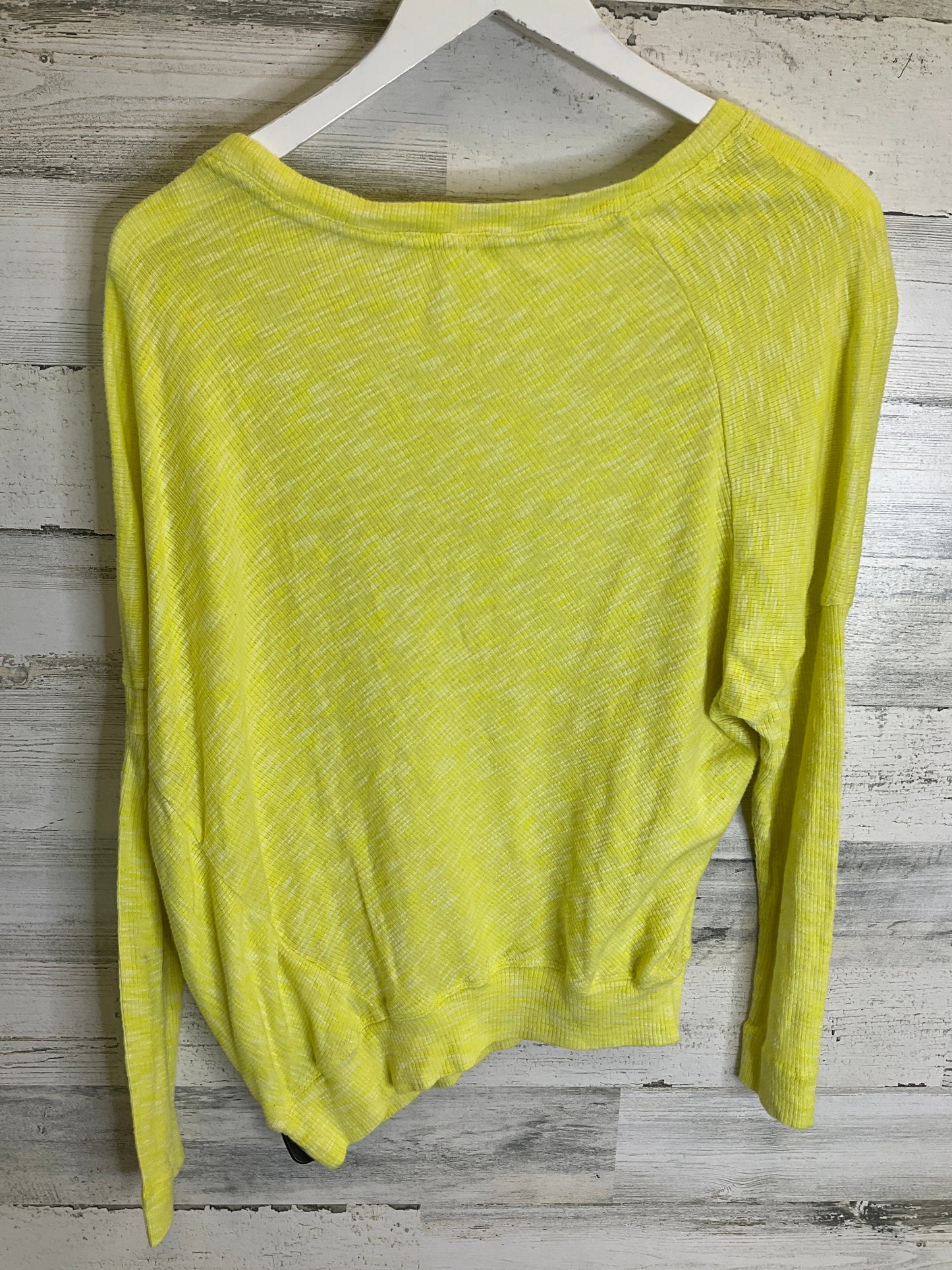 Yellow Top Long Sleeve Anthropologie, Size Xs