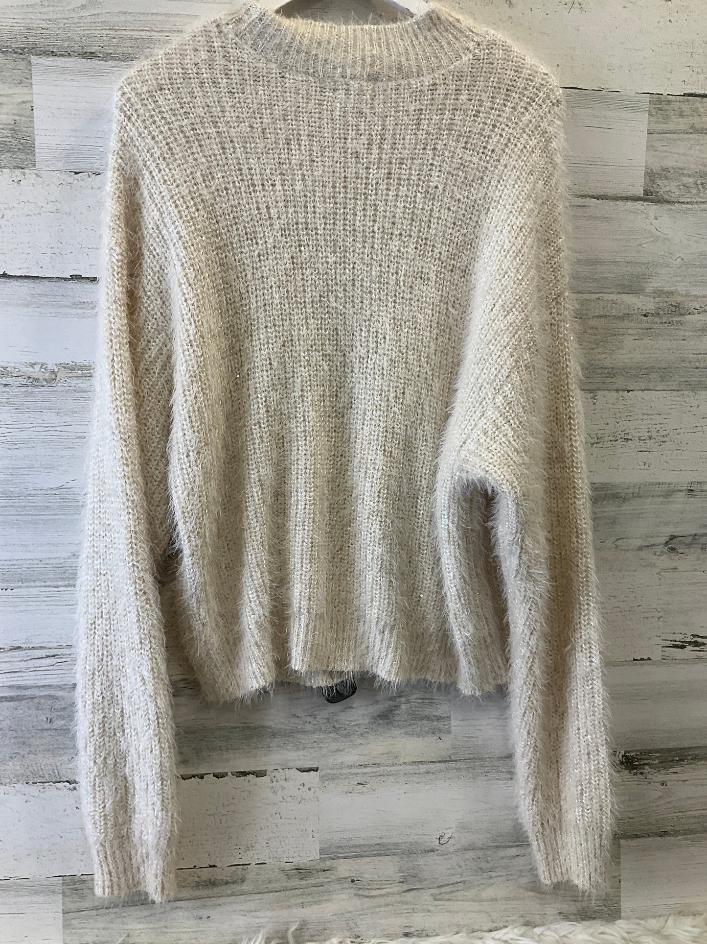 Sweater By Ana In White, Size: Xl