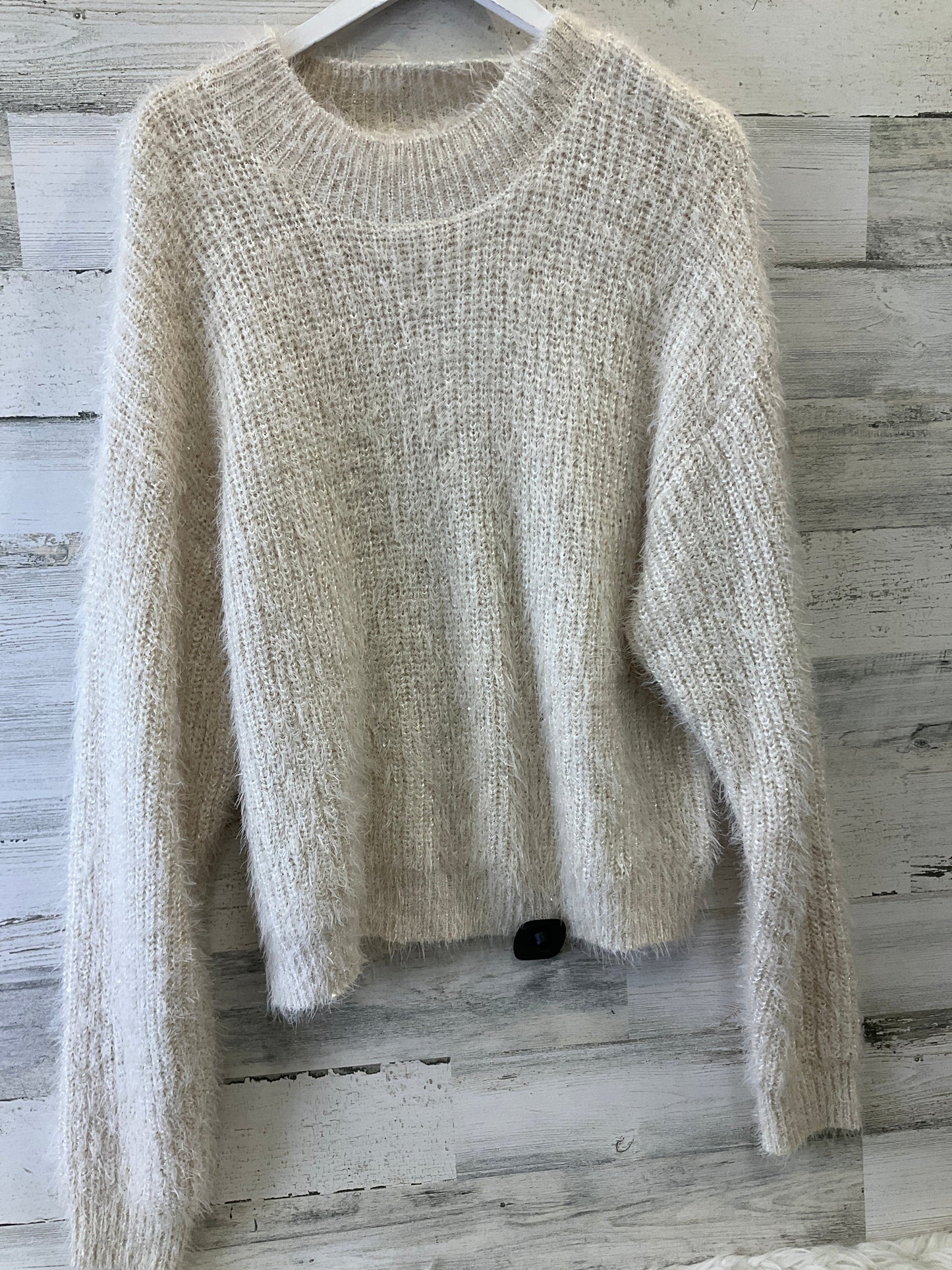 Sweater By Ana In White, Size: Xl