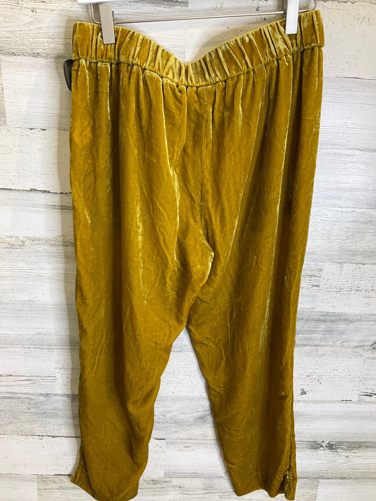 Pants Cropped By J. Crew In Gold, Size: 6