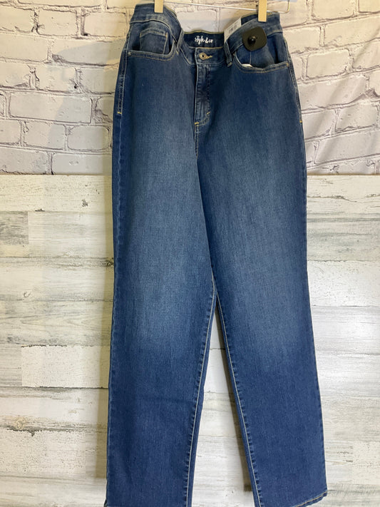 Jeans Straight By Style And Company In Blue Denim, Size: 12