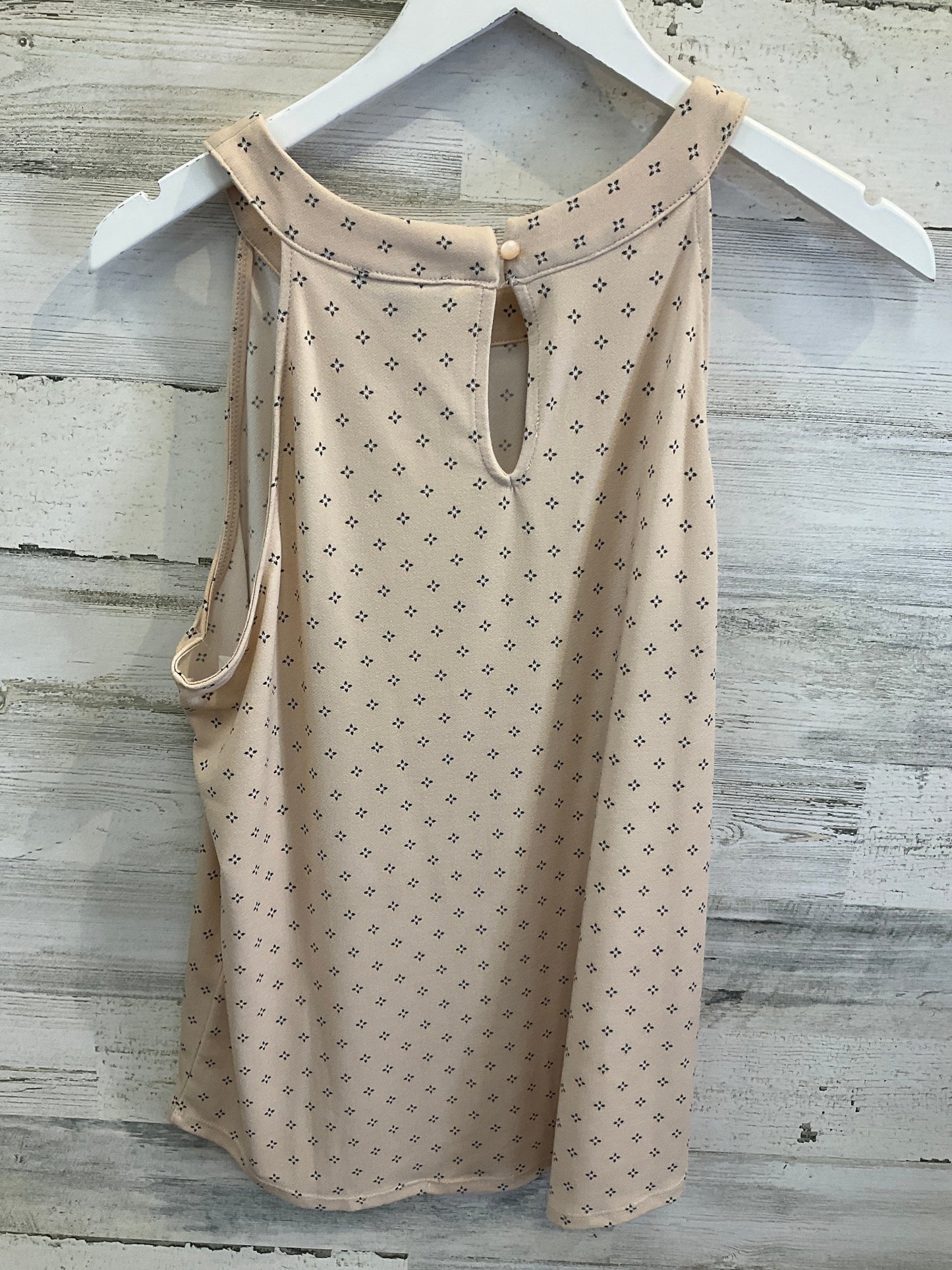 Top Sleeveless By Adrianna Papell In Peach, Size: M