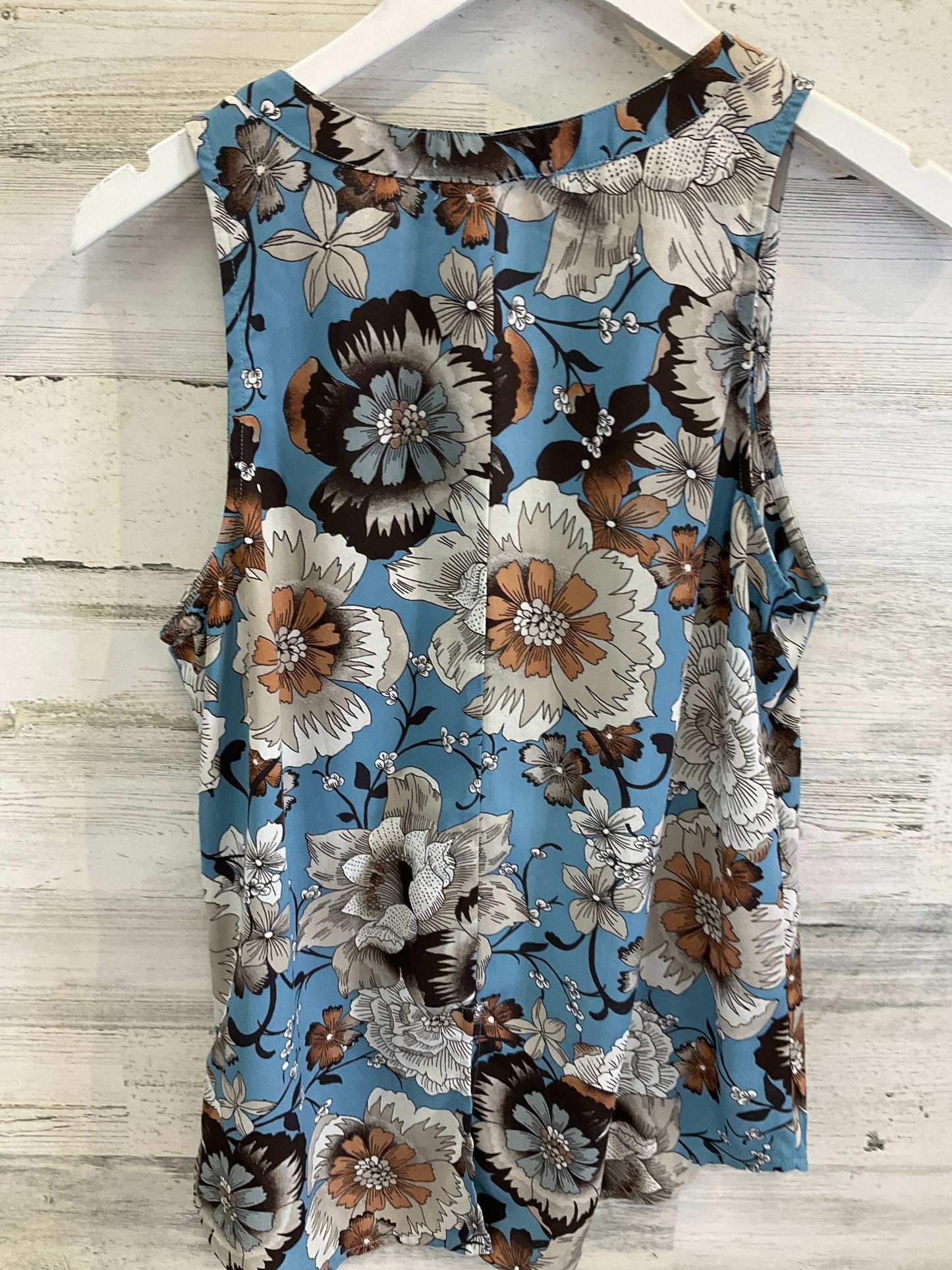 Top Sleeveless By Sanctuary In Blue & Brown, Size: L