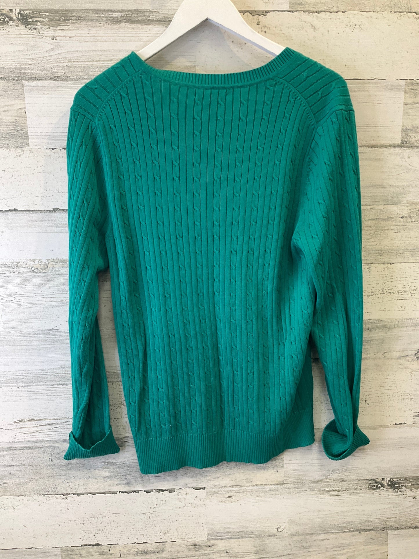 Sweater By Tommy Hilfiger In Green, Size: Xl