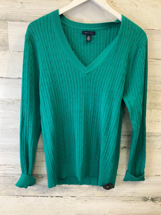 Sweater By Tommy Hilfiger In Green, Size: Xl