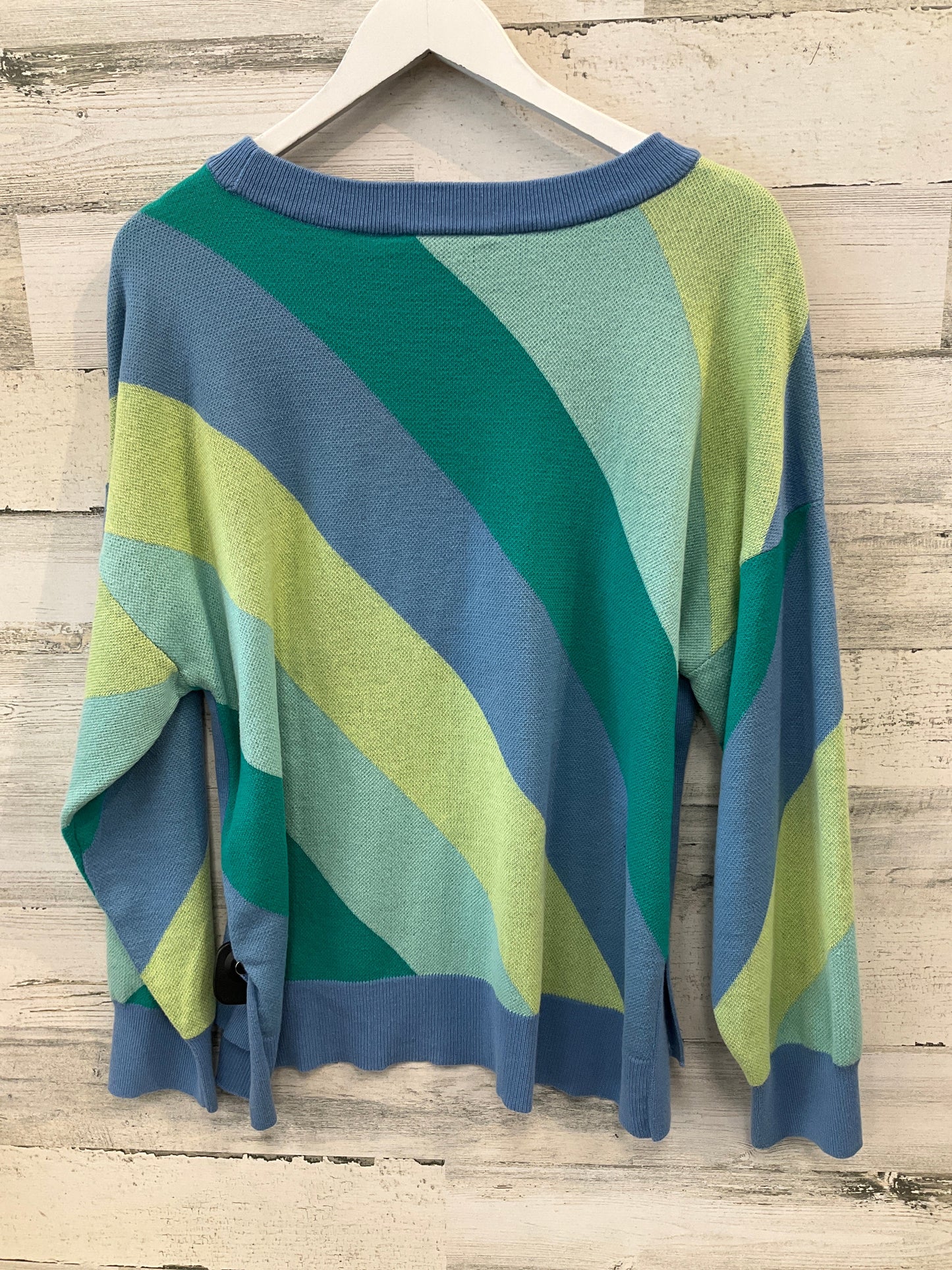 Sweater By Time And Tru In Blue & Green, Size: Xxl