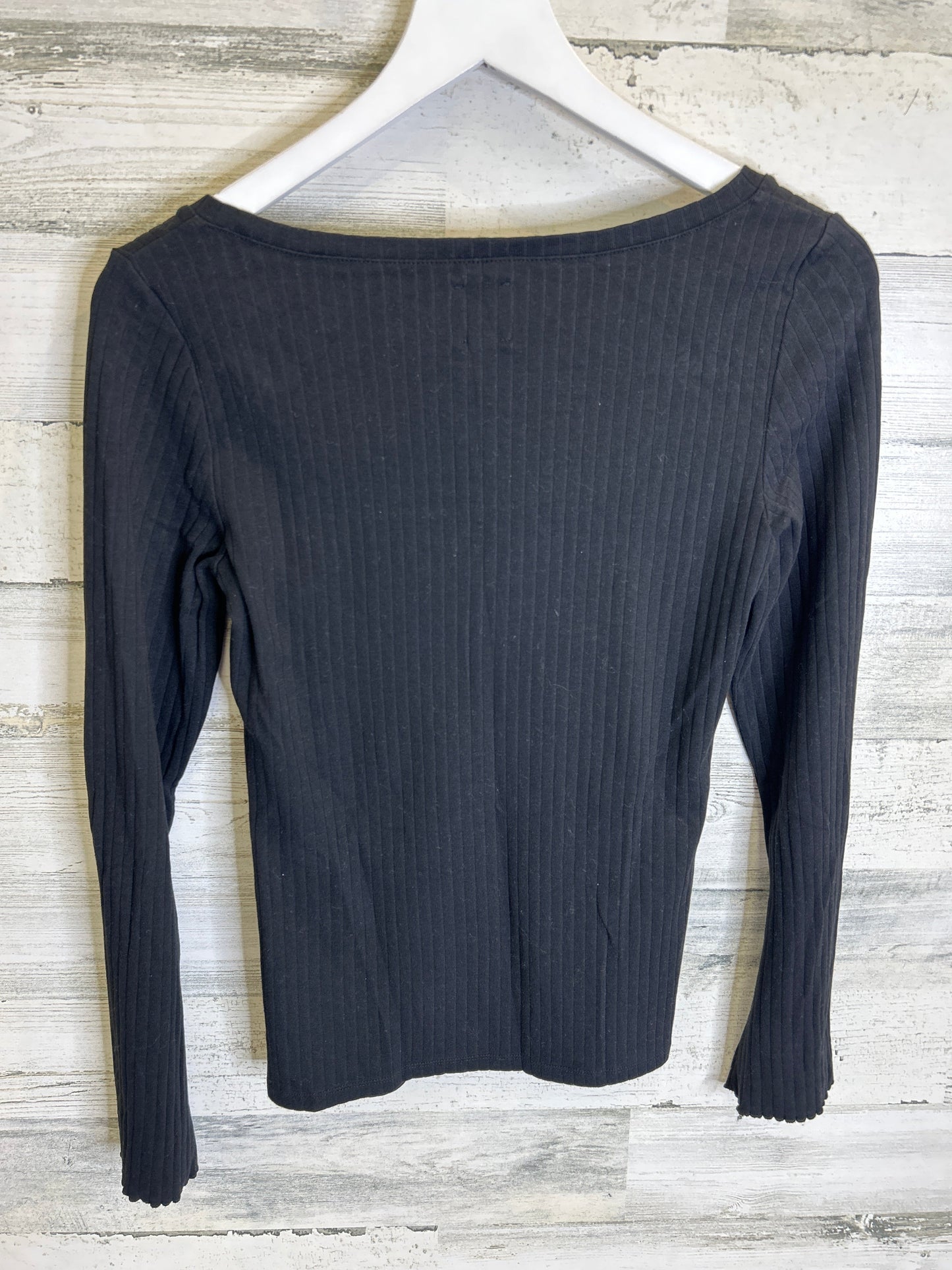 Top Long Sleeve By Gap In Black, Size: S