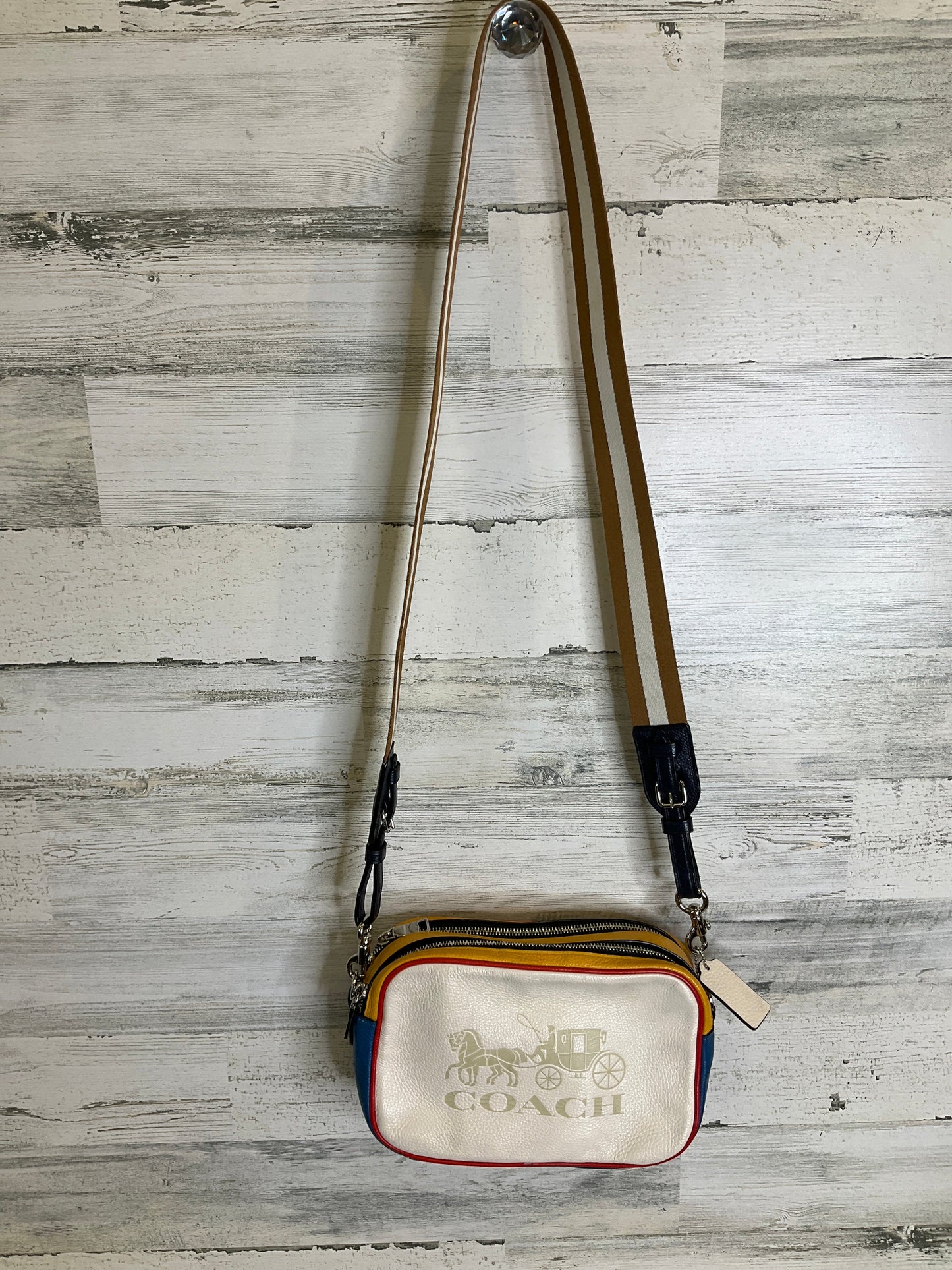 Crossbody Designer By Coach, Size: Medium