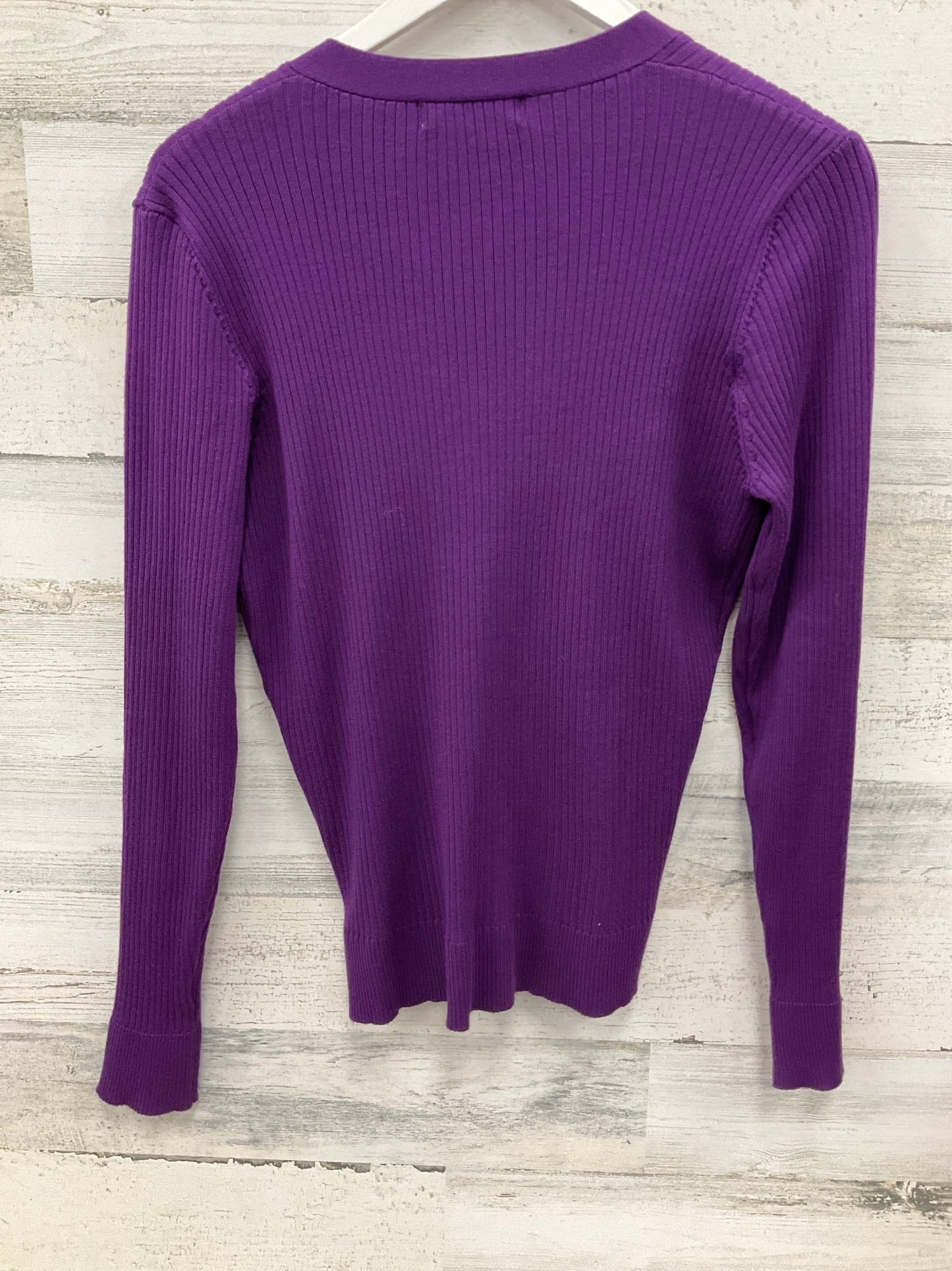 Sweater Cardigan By Grace Karin In Purple, Size: L