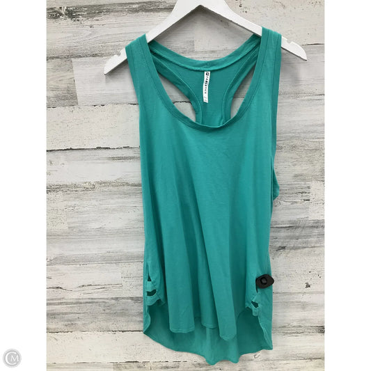 Athletic Tank Top By Fabletics In Green, Size: Xxl