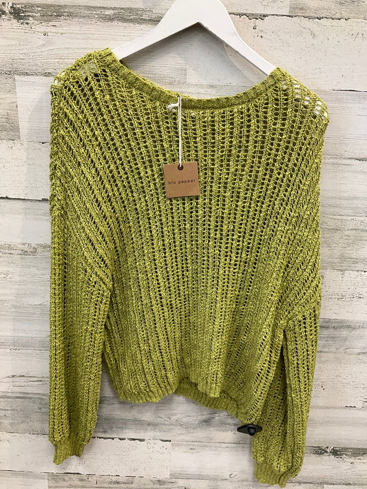 Sweater By Blu Pepper In Green, Size: M