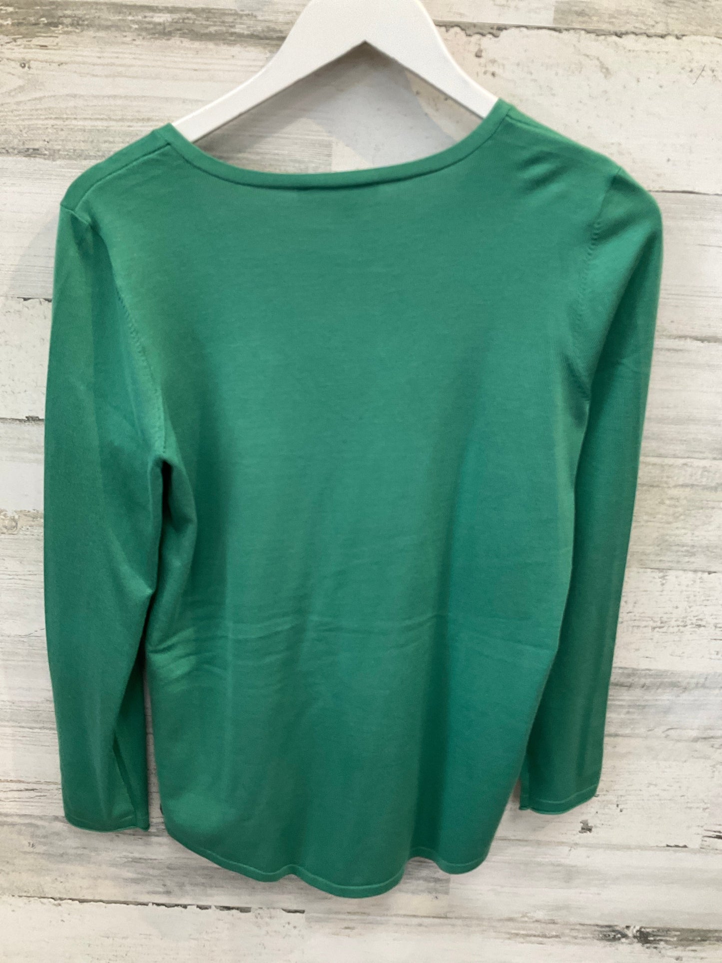 Top Long Sleeve By Chicos In Green, Size: M