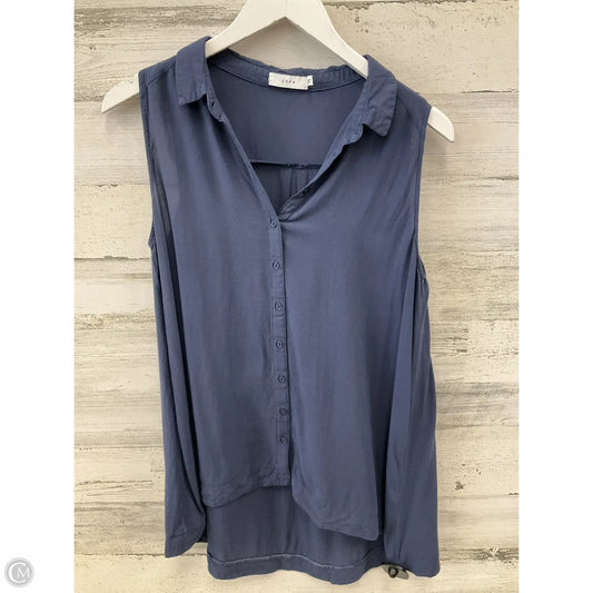 Top Sleeveless By Lush In Blue, Size: M