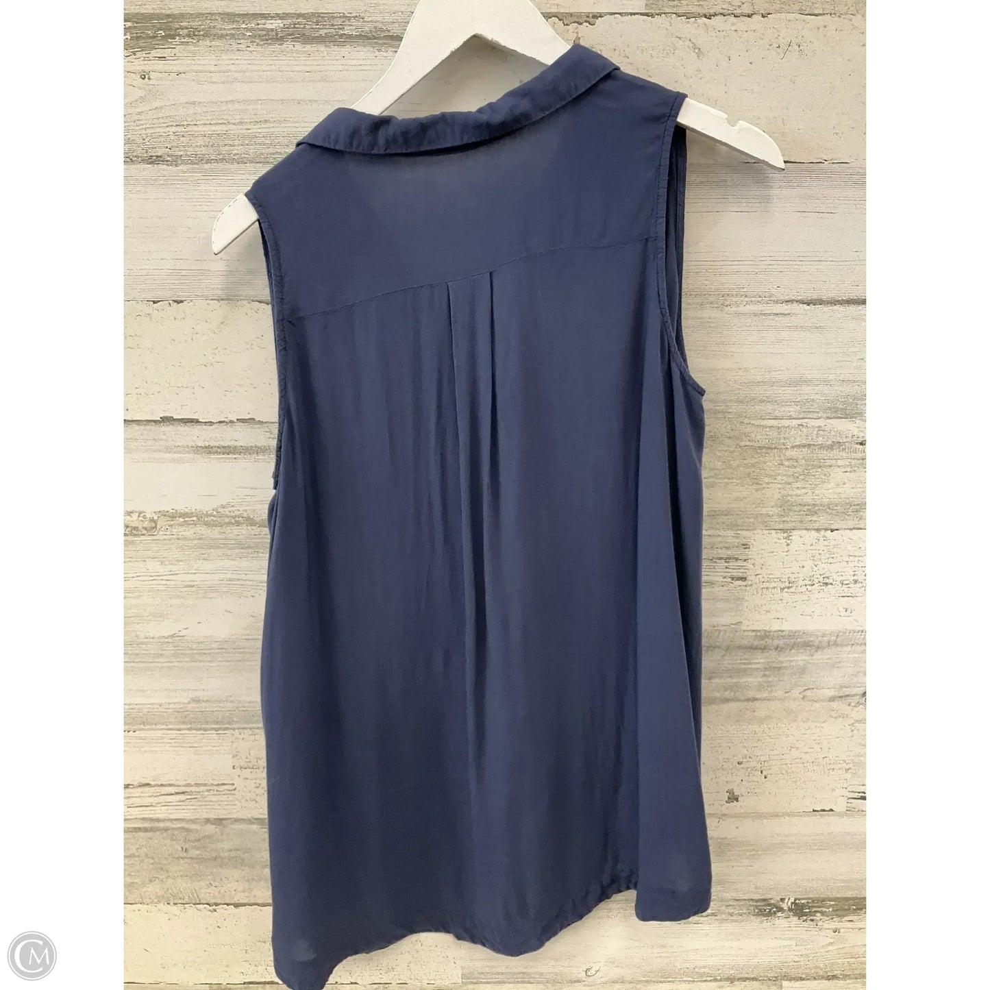 Top Sleeveless By Lush In Blue, Size: M