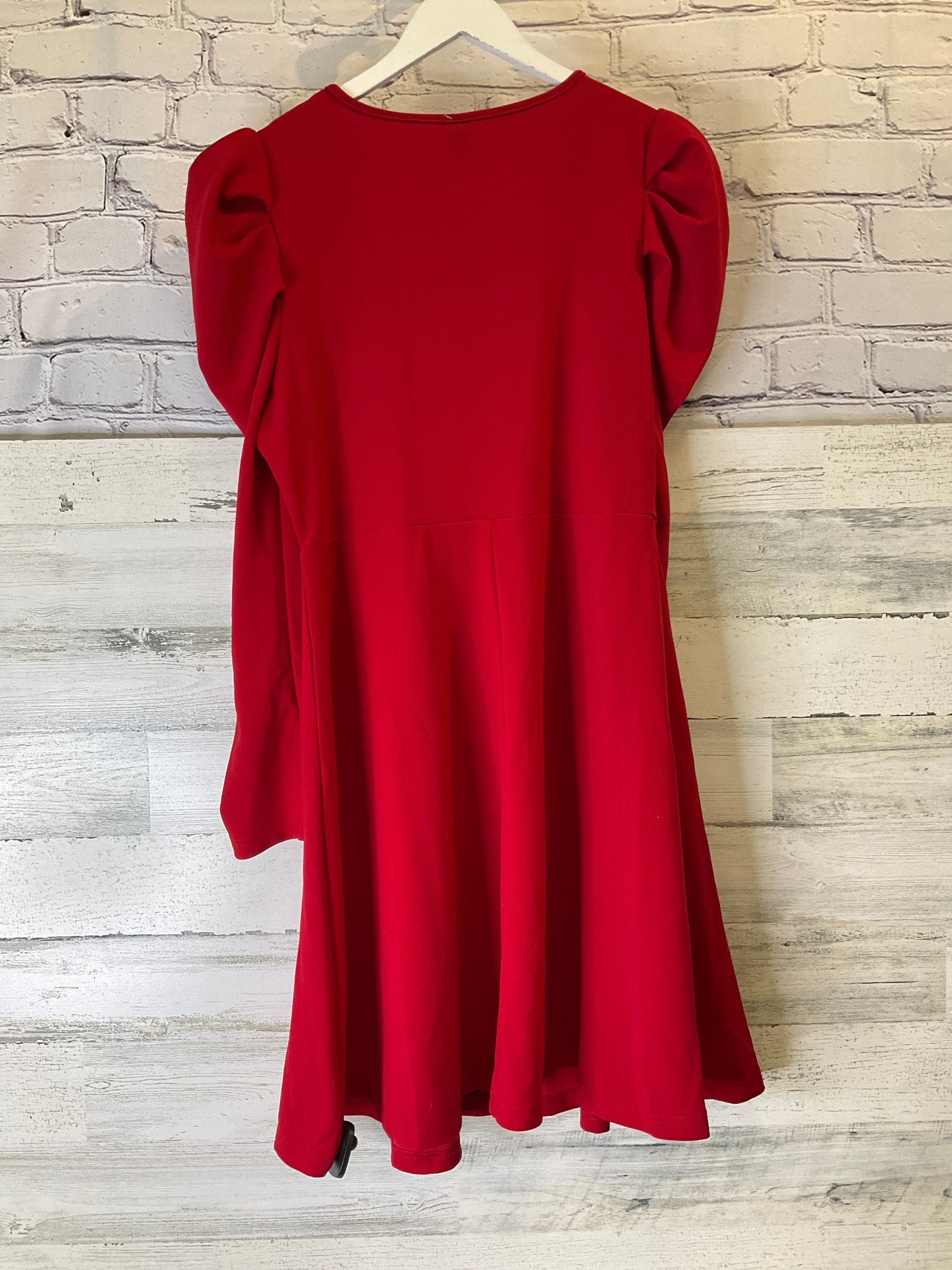 Dress Party Midi By Clothes Mentor In Red, Size: Xl