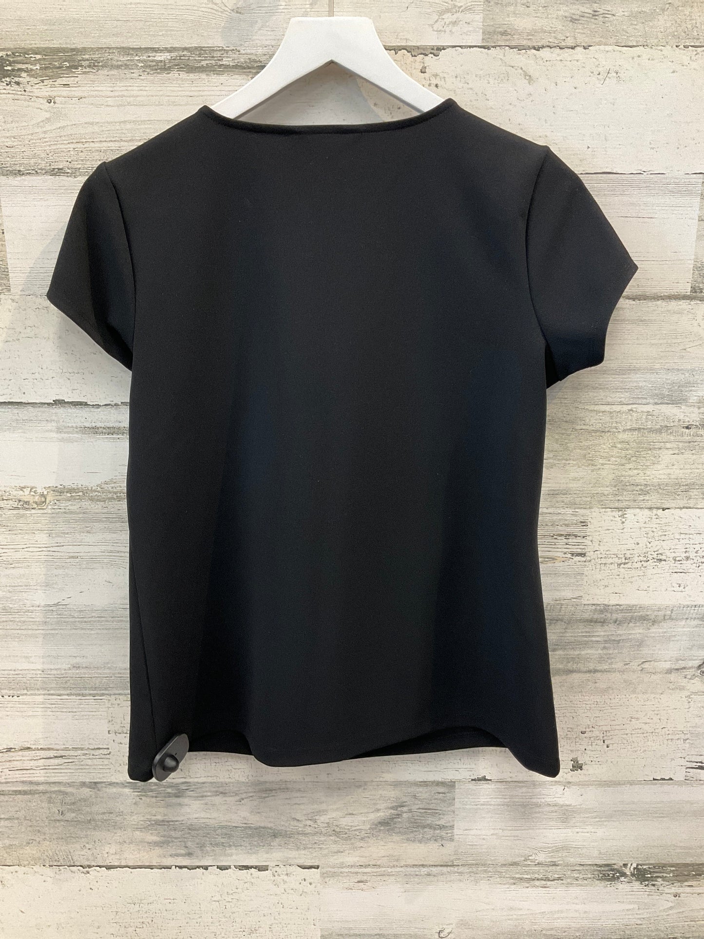 Top Short Sleeve By Liz Claiborne In Black, Size: S