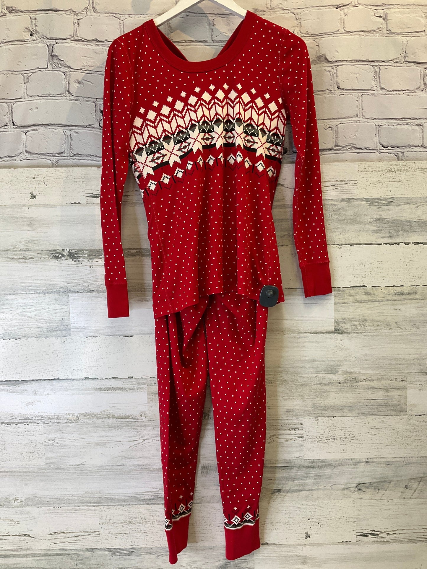 Pajamas 2pc By Hannah In Red, Size: S