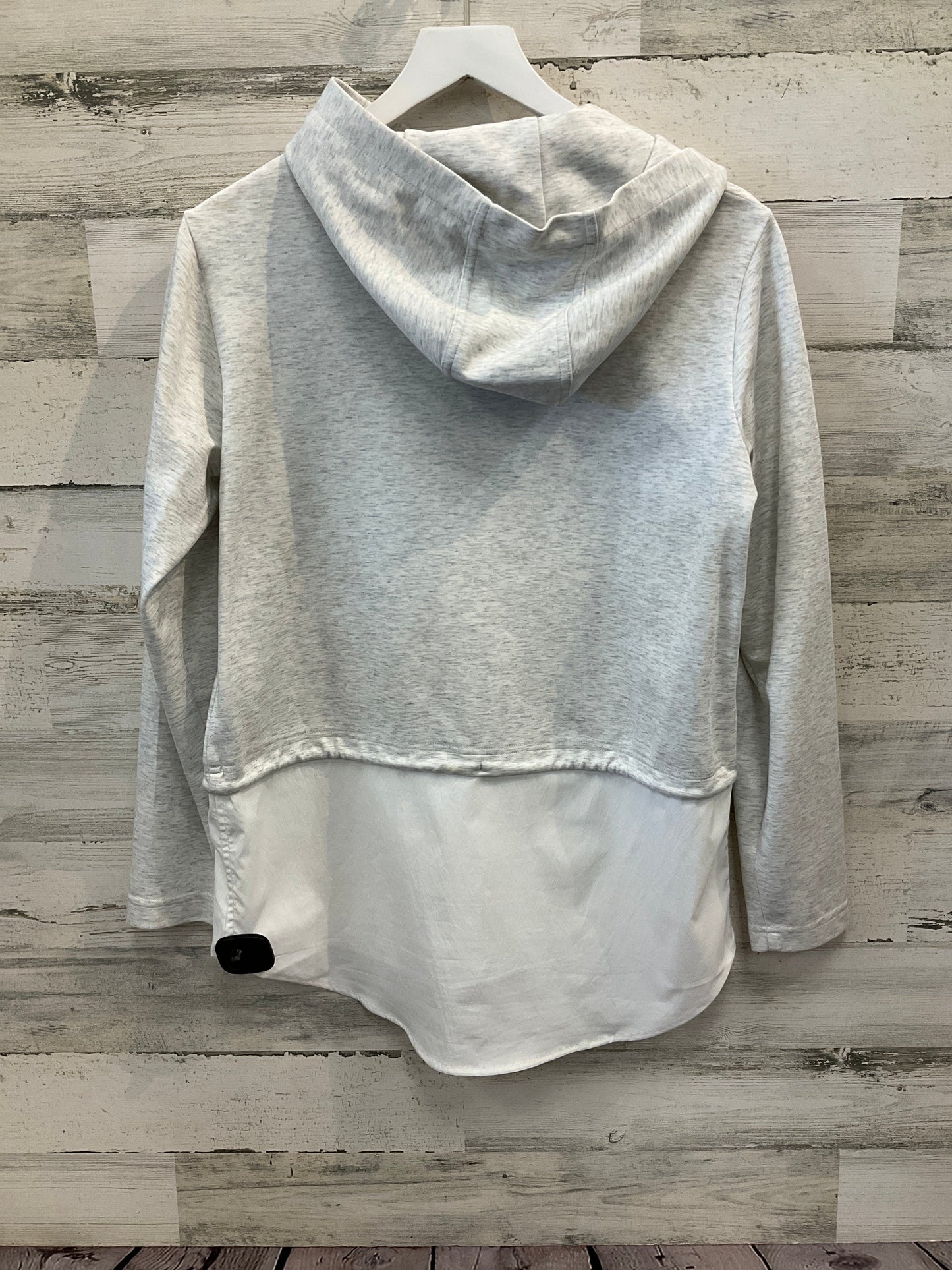 Athletic Top Long Sleeve Hoodie By Athleta In Grey, Size: S