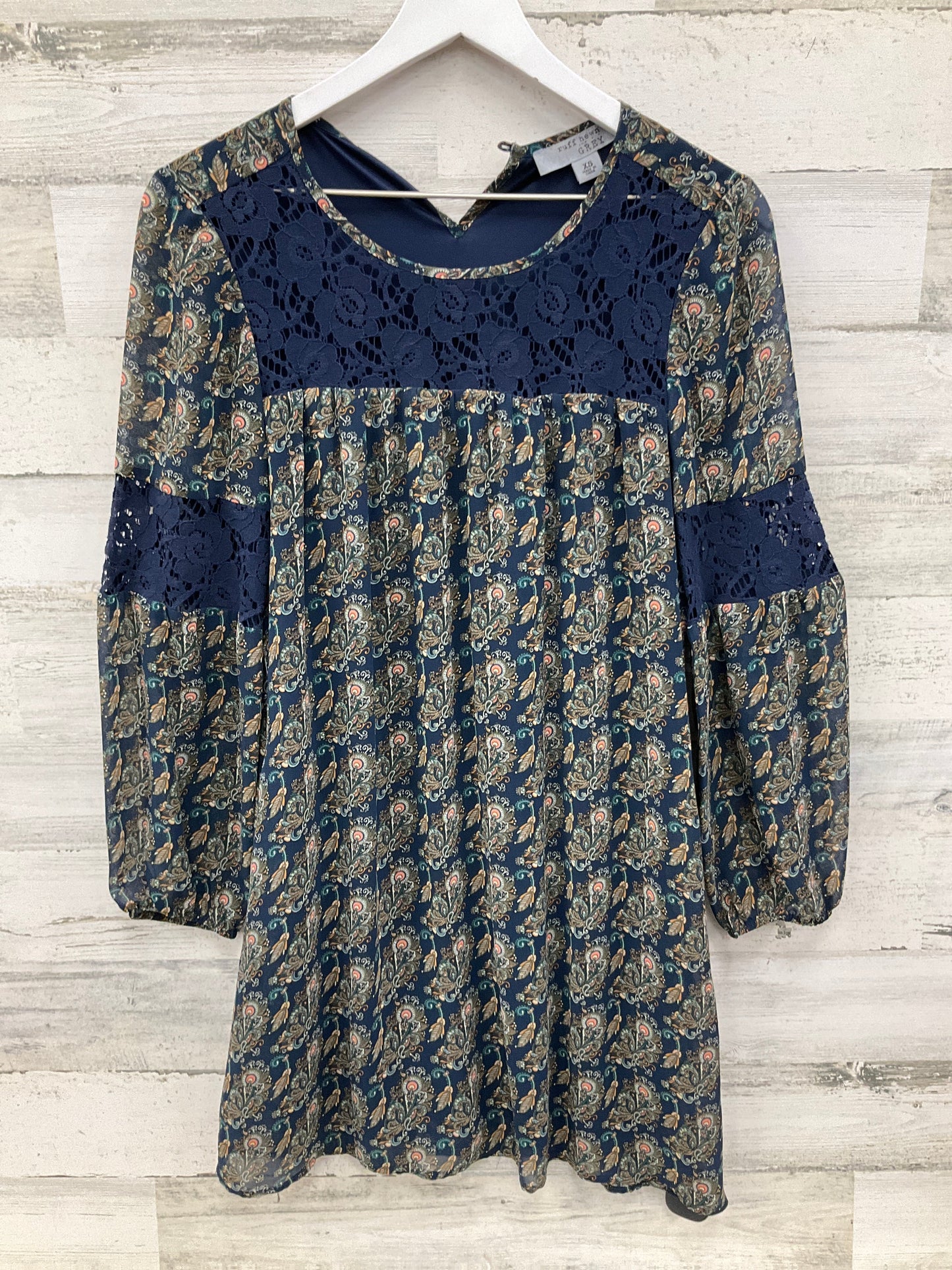 Dress Casual Midi By Ruff Hewn In Navy, Size: Xs