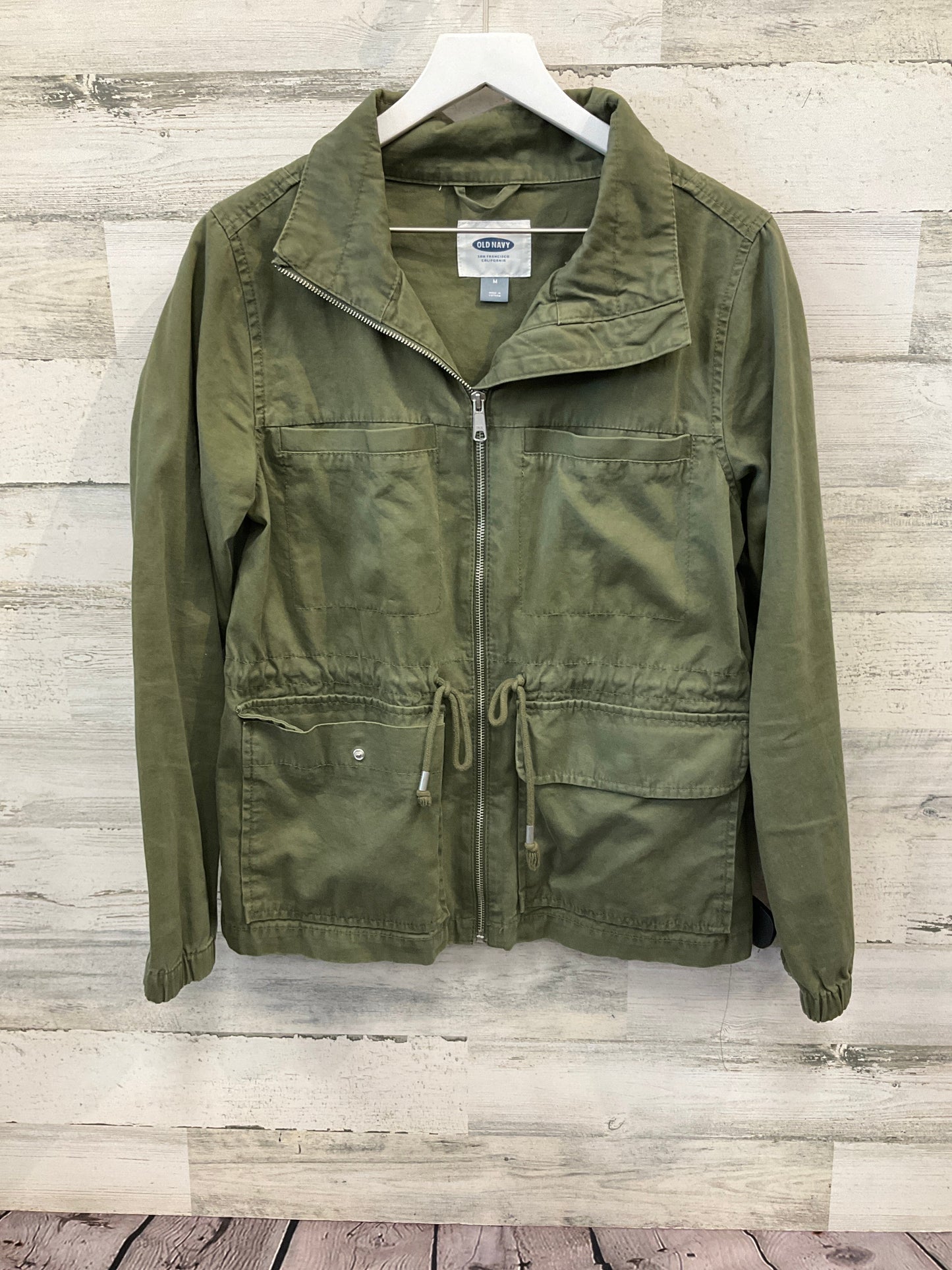 Jacket Utility By Old Navy In Green, Size: M