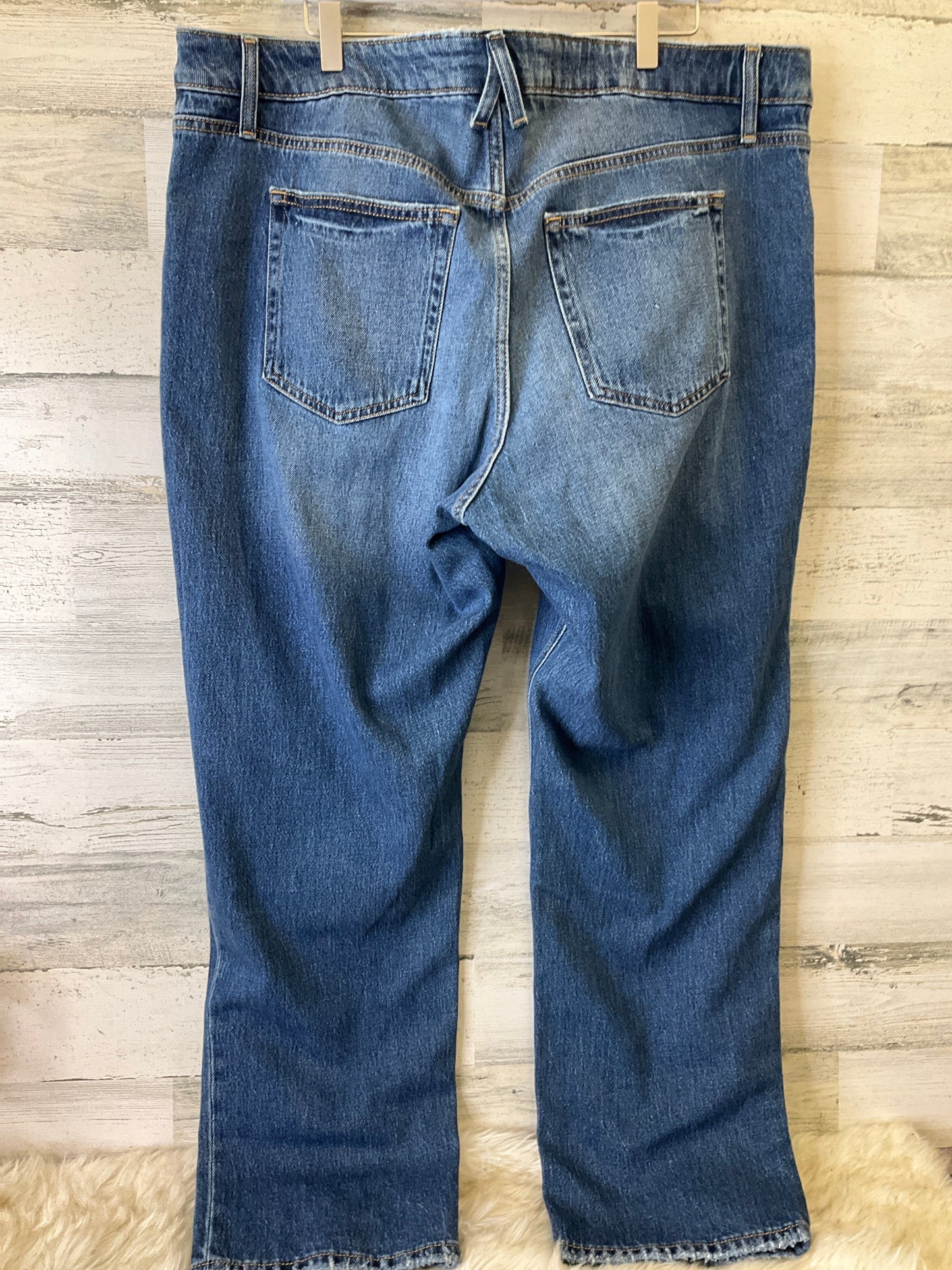 Jeans Straight By Maurices In Blue Denim, Size: 20