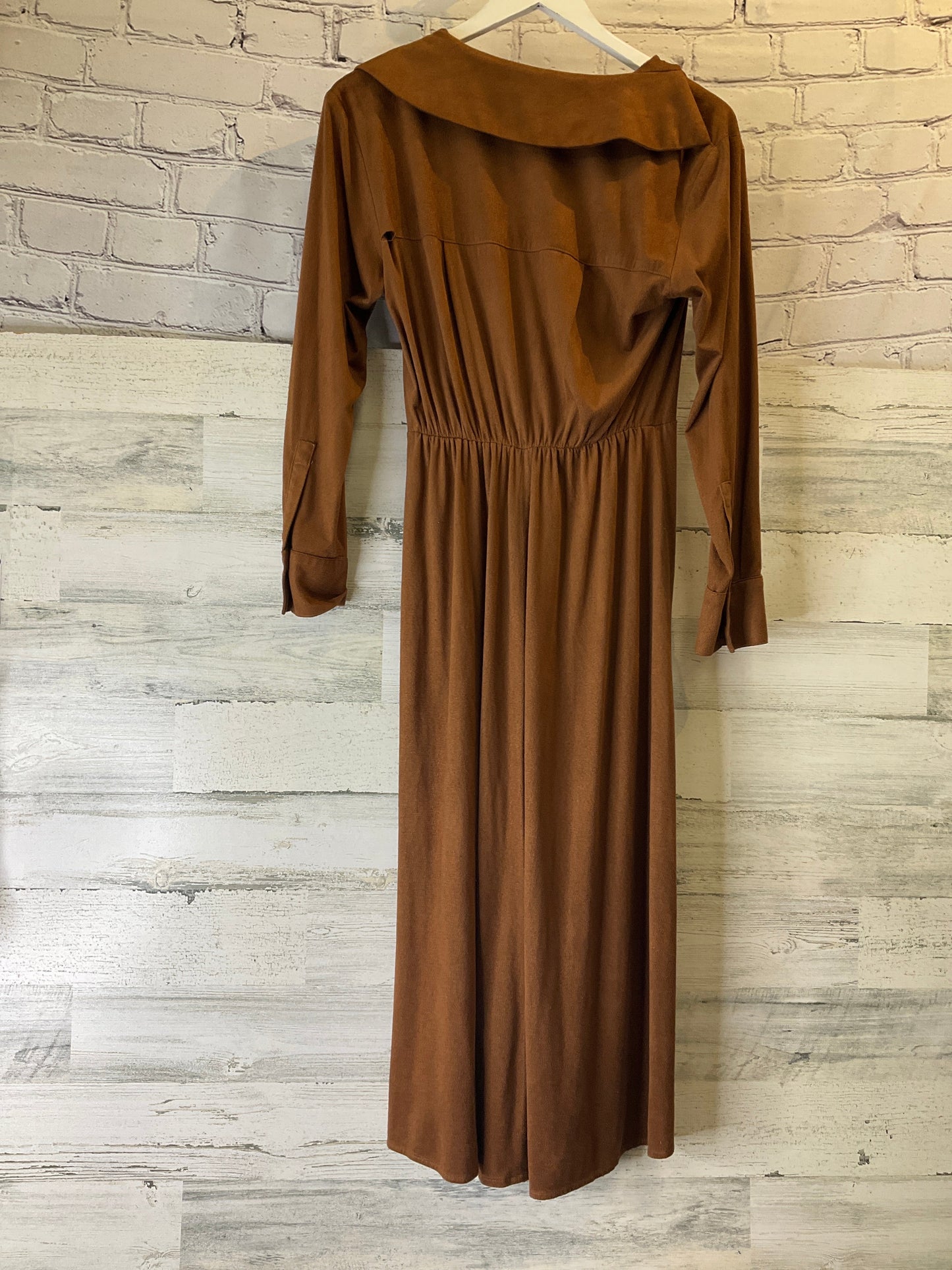 Dress Casual Midi By Calvin Klein In Brown, Size: Xs