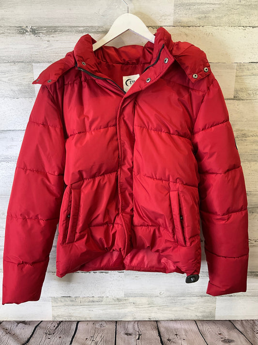 Jacket Puffer & Quilted By Zyia In Red, Size: Xl