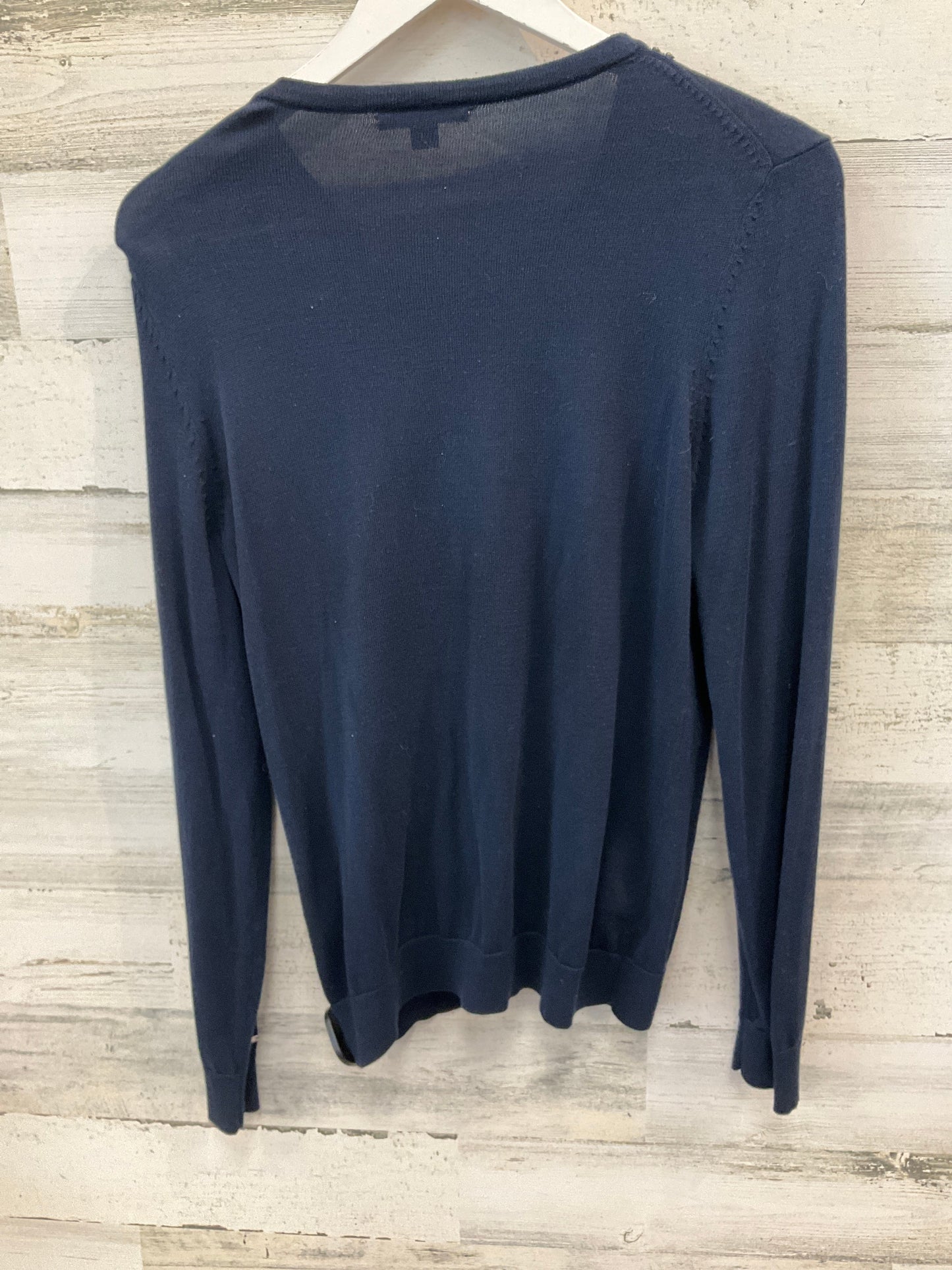 Sweater Cardigan By Tommy Hilfiger In Navy, Size: M