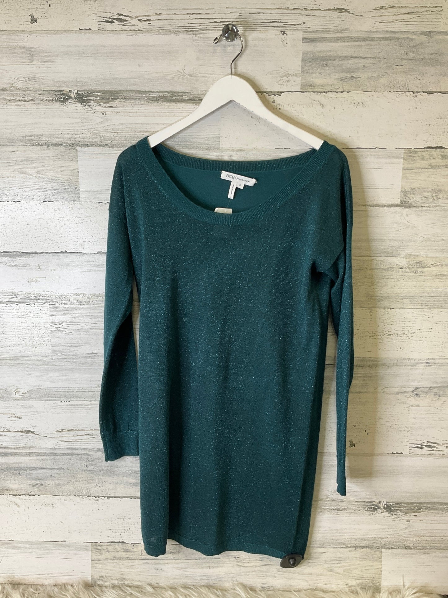 Tunic Long Sleeve By Bcbgeneration In Green, Size: S