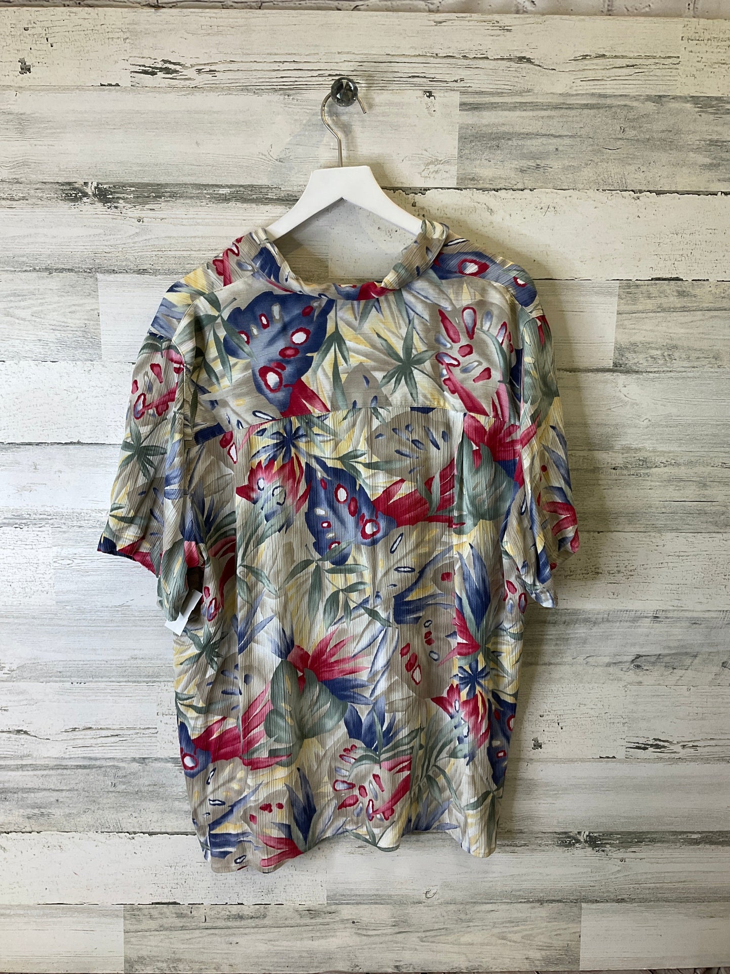 Top Short Sleeve By Alfred Dunner In Multi-colored, Size: 1x