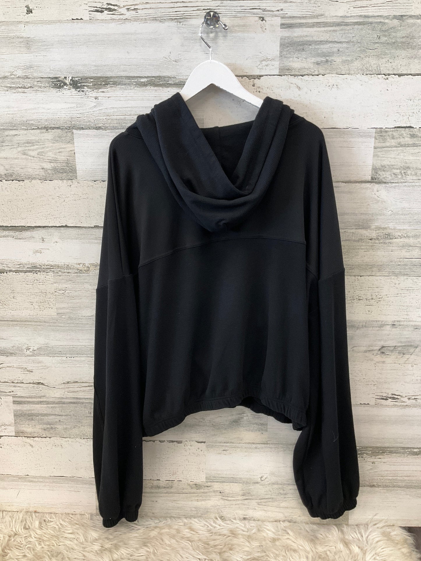 Sweatshirt Hoodie By White Birch In Black, Size: 3x