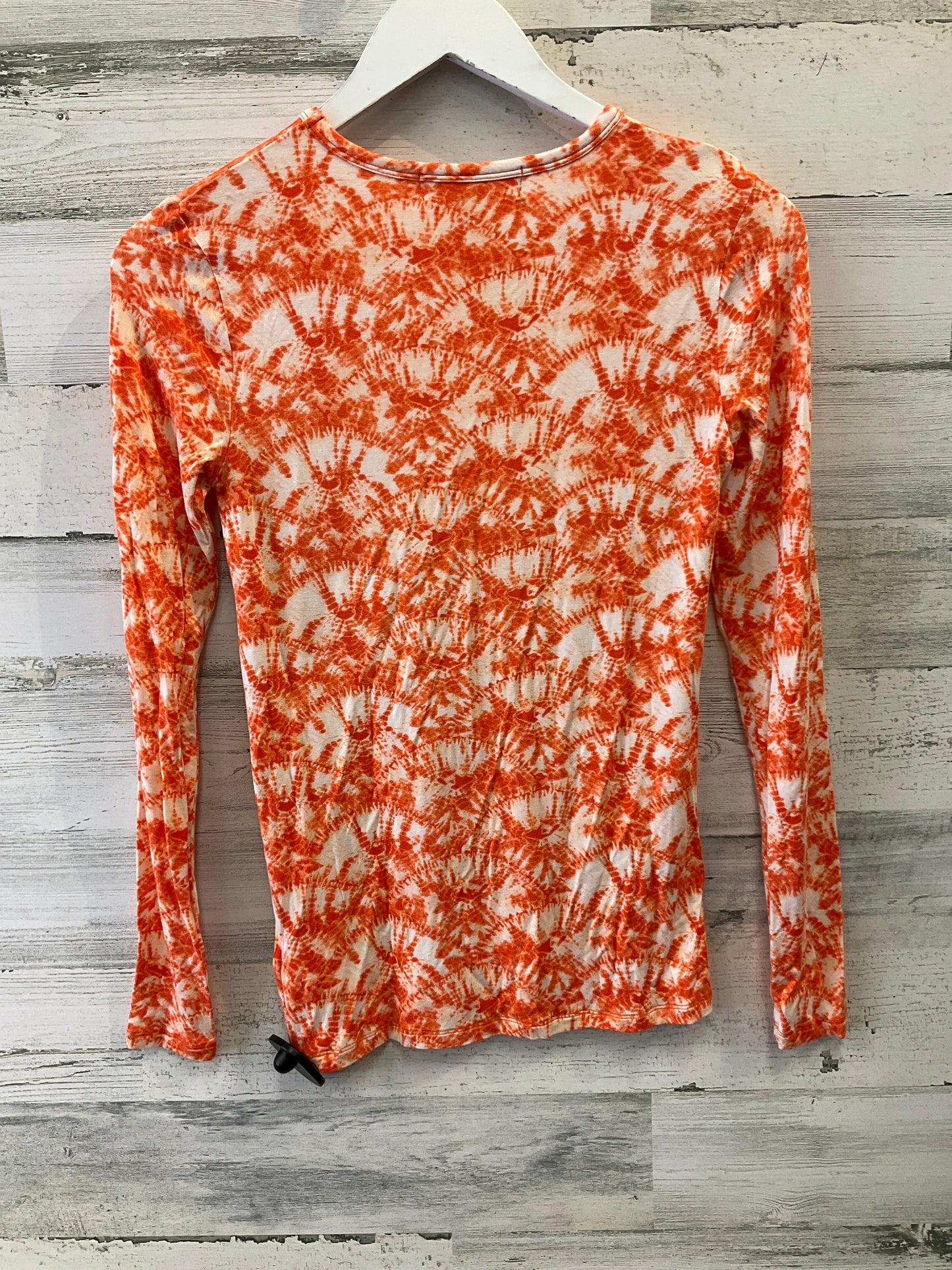 Top Long Sleeve By Michael By Michael Kors In Orange, Size: Xs