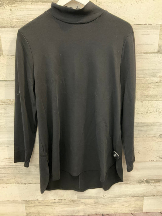 Tunic Long Sleeve By Chicos In Black, Size: L