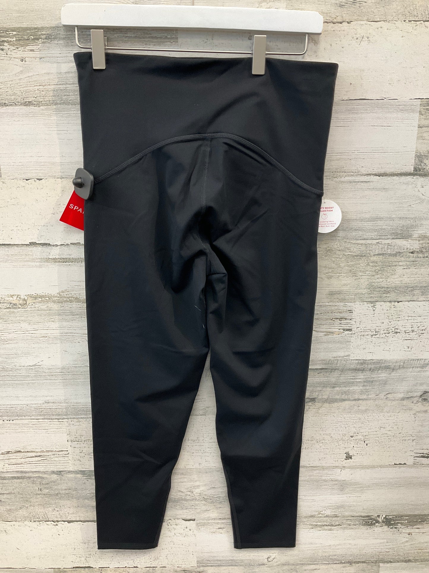 Athletic Leggings By Spanx In Black, Size: L