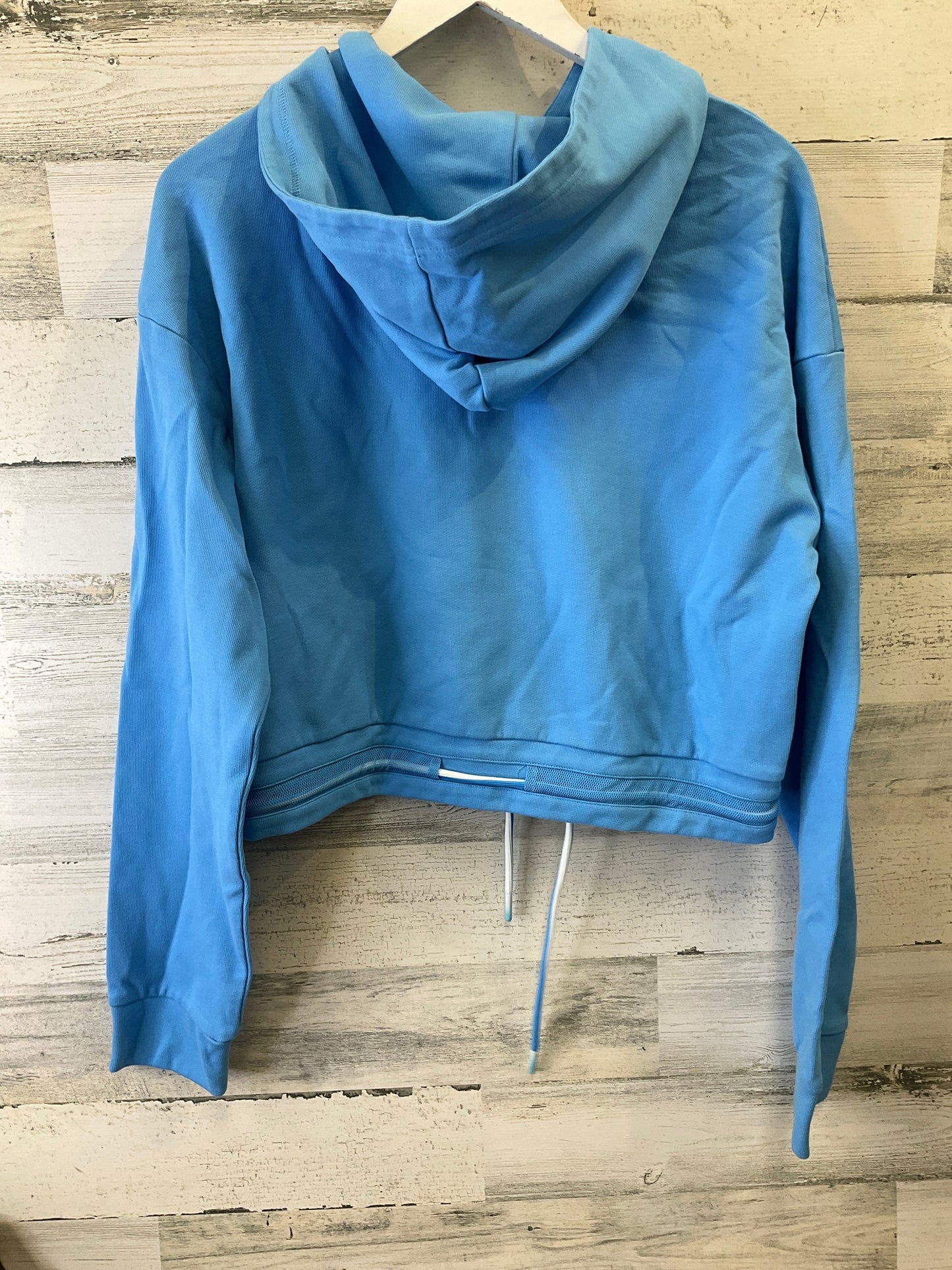 Athletic Sweatshirt Hoodie By Zyia In Blue, Size: Xl