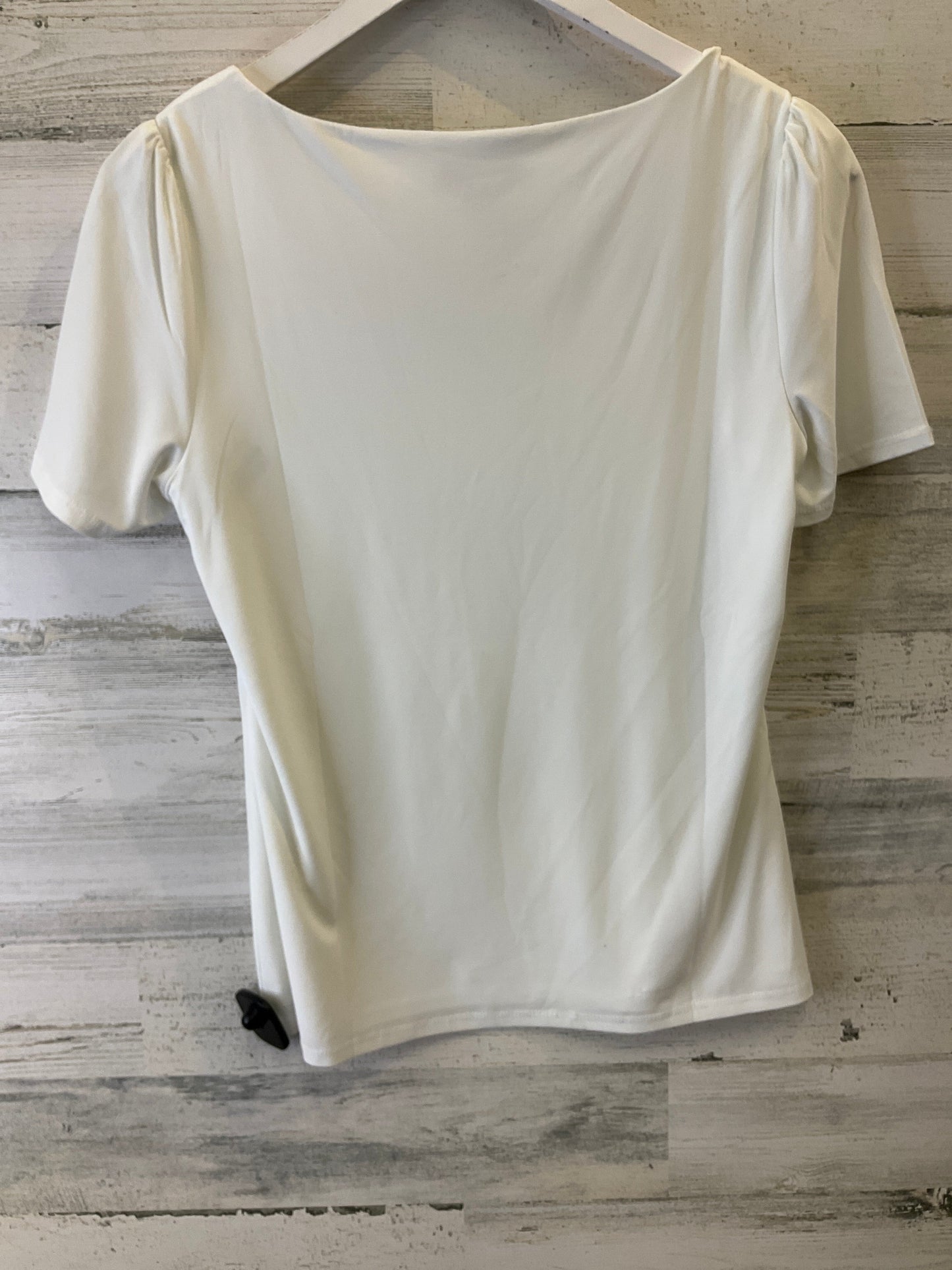 Top Short Sleeve By White House Black Market In White, Size: M