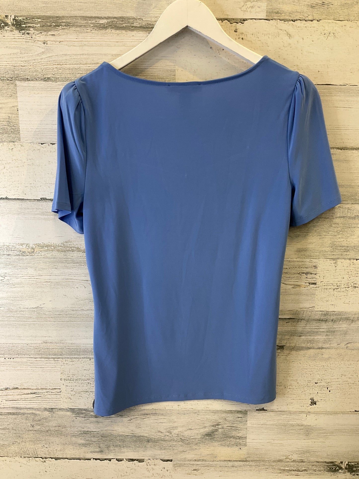 Top Short Sleeve By White House Black Market In Blue, Size: M