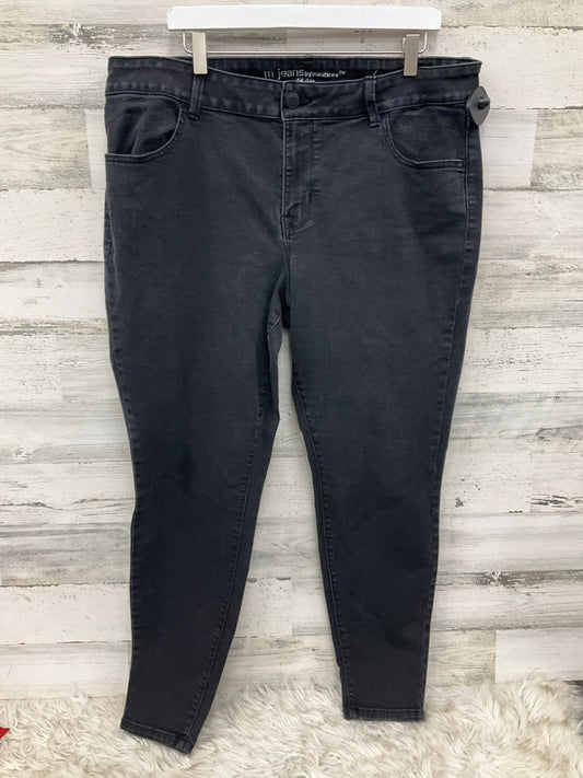 Jeans Straight By Maurices In Black, Size: 20