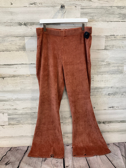 Pants Leggings By Hollister In Orange, Size: Xl