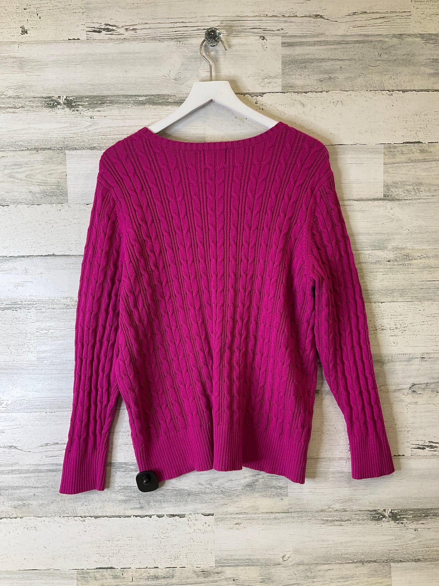 Sweater By St Johns Bay In Pink, Size: 2x