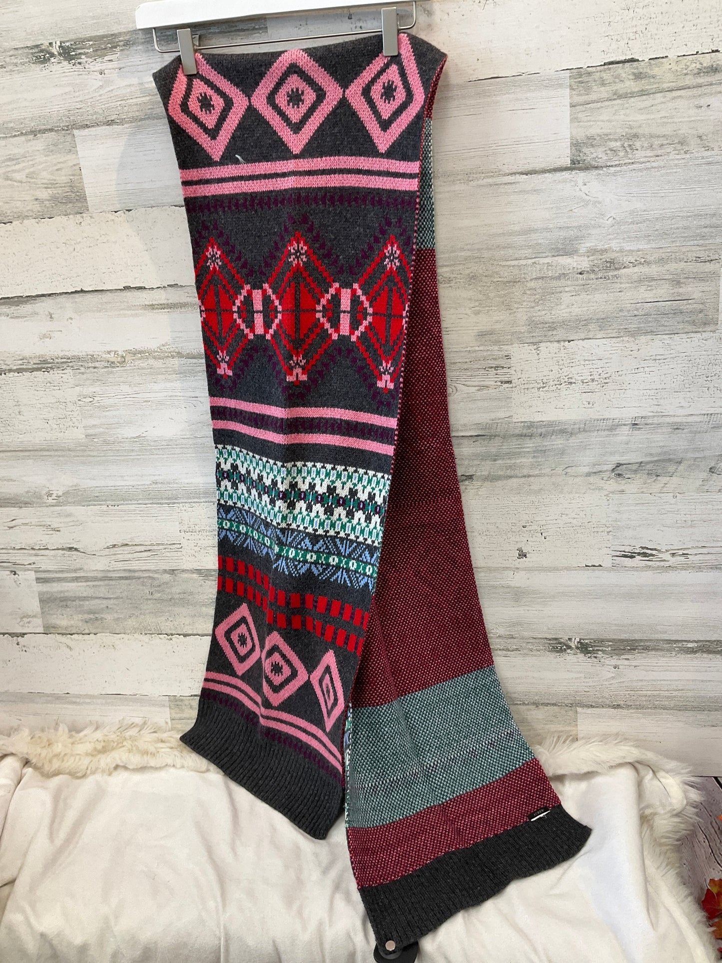 Scarf Winter By Clothes Mentor In Multi-colored