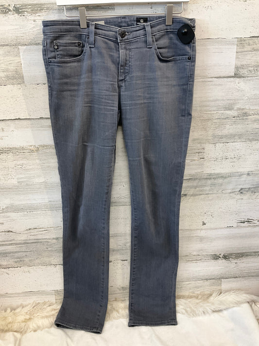 Jeans Skinny By Adriano Goldschmied In Grey Denim, Size: 10