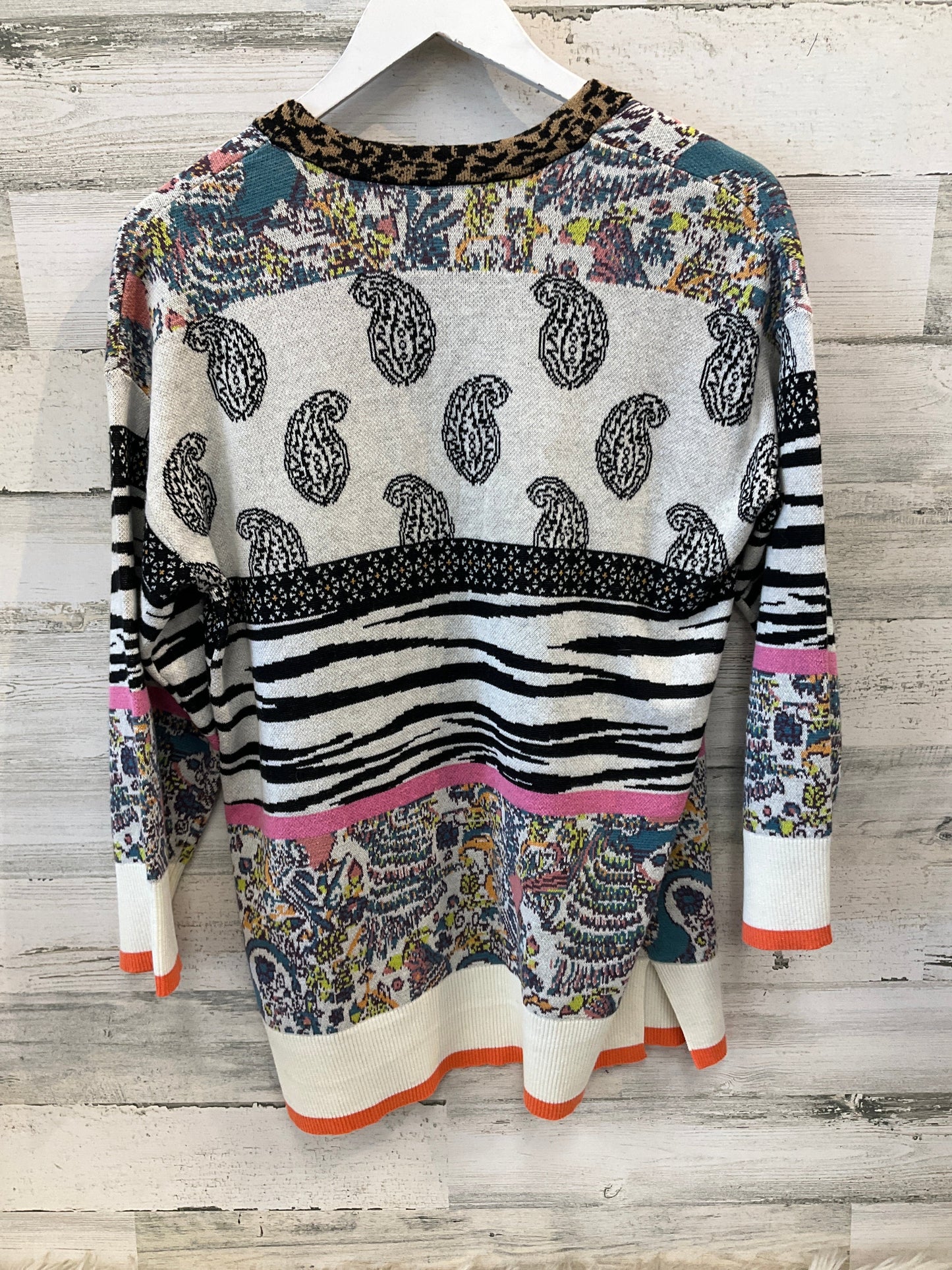 Sweater Cardigan By Anthropologie In Multi-colored, Size: Xsp