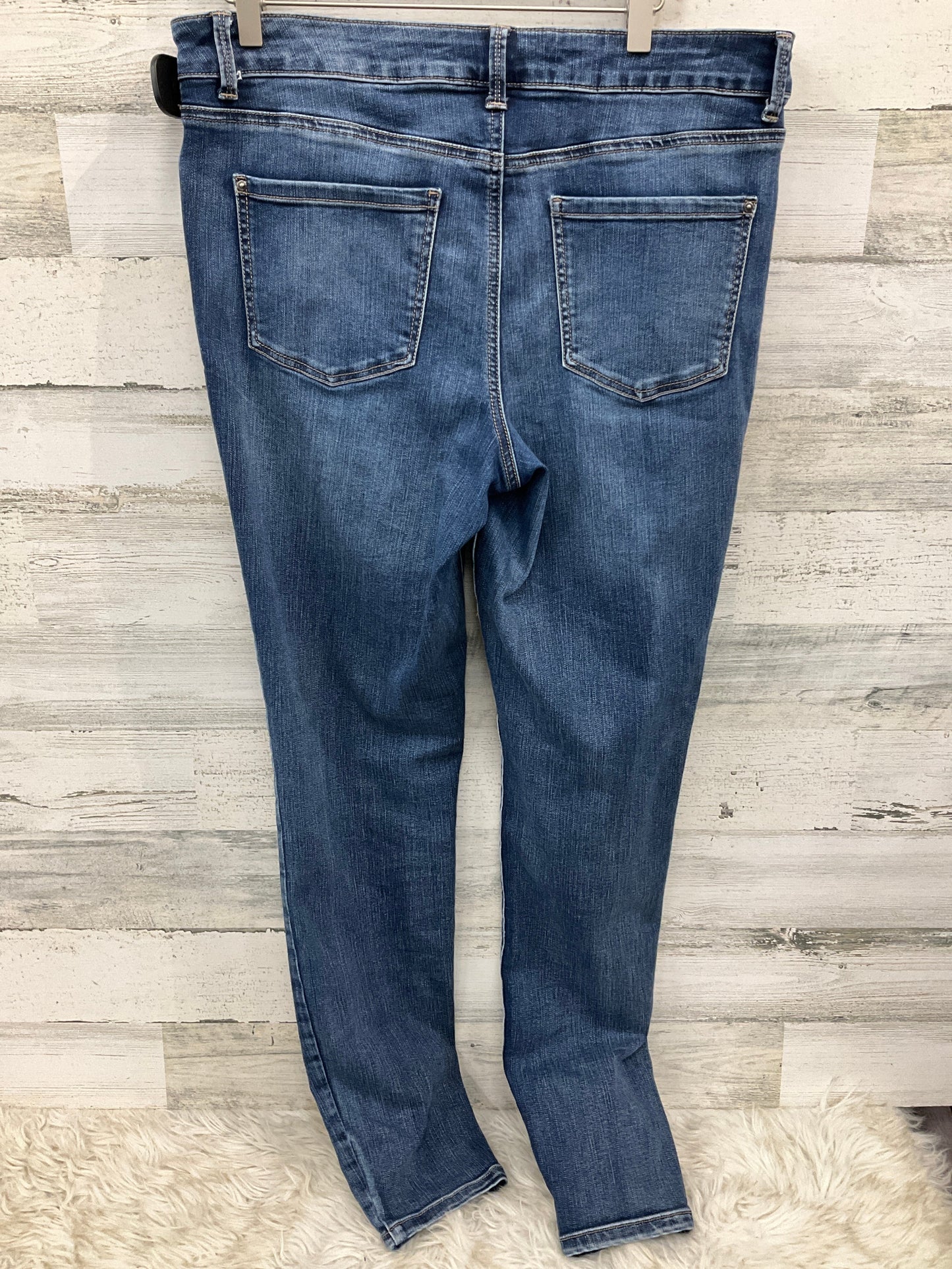 Jeans Straight By Maurices In Blue Denim, Size: 14