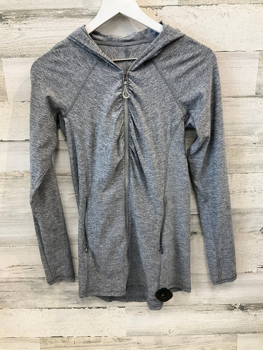 Athletic Jacket By Athleta In Grey, Size: S