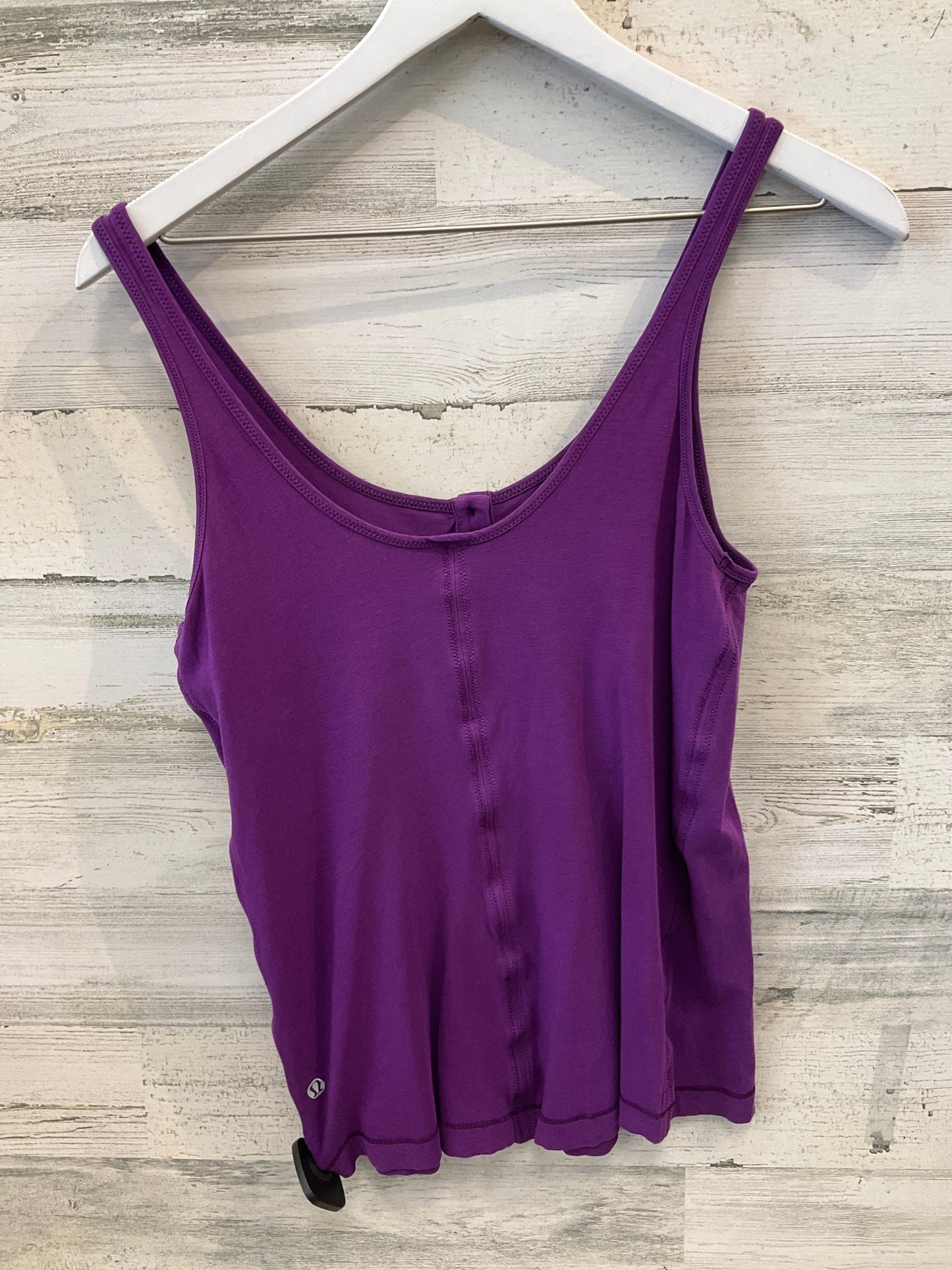 Athletic Tank Top By Lululemon In Purple, Size: 6