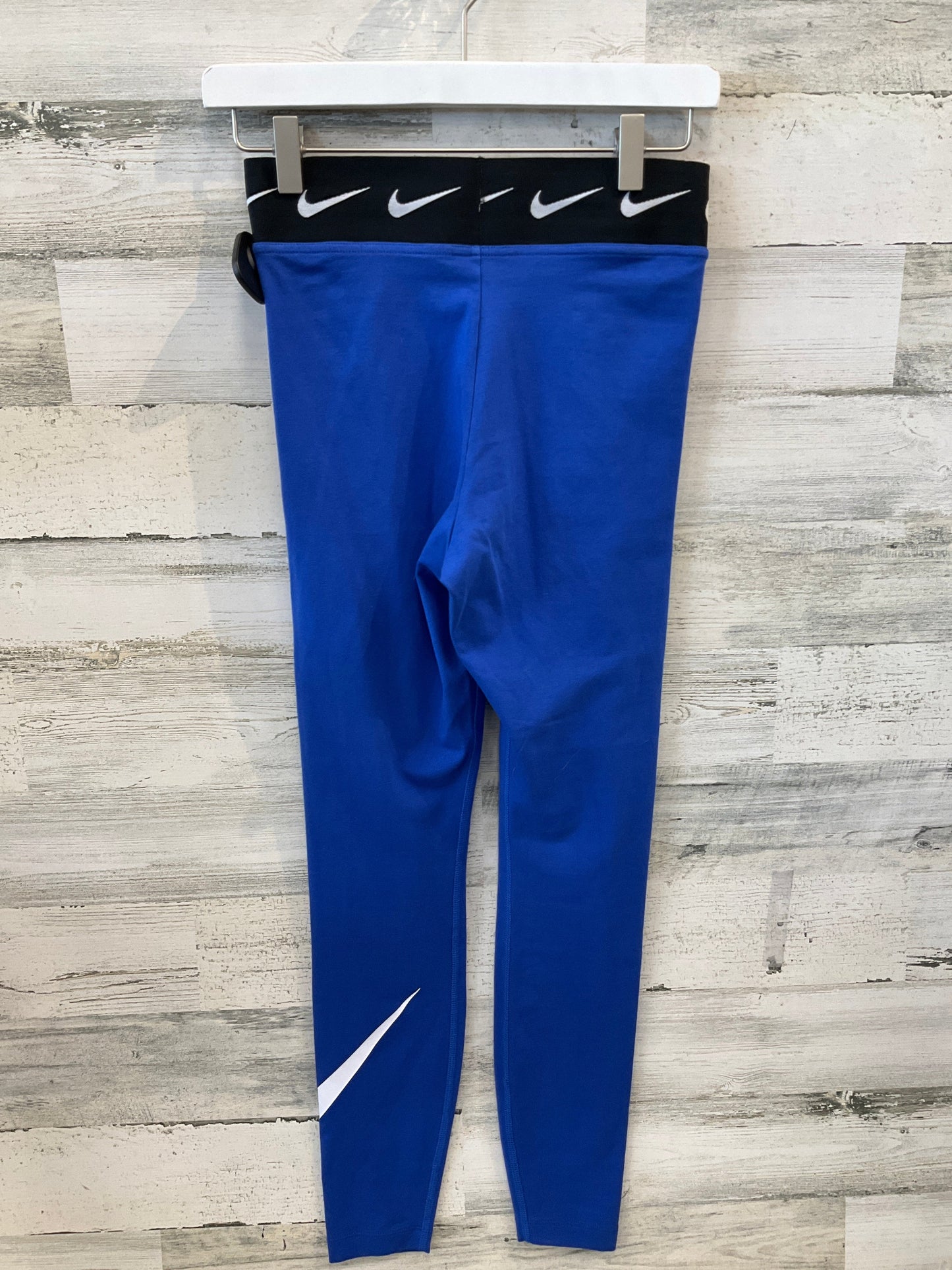 Athletic Leggings By Nike Apparel In Blue, Size: S