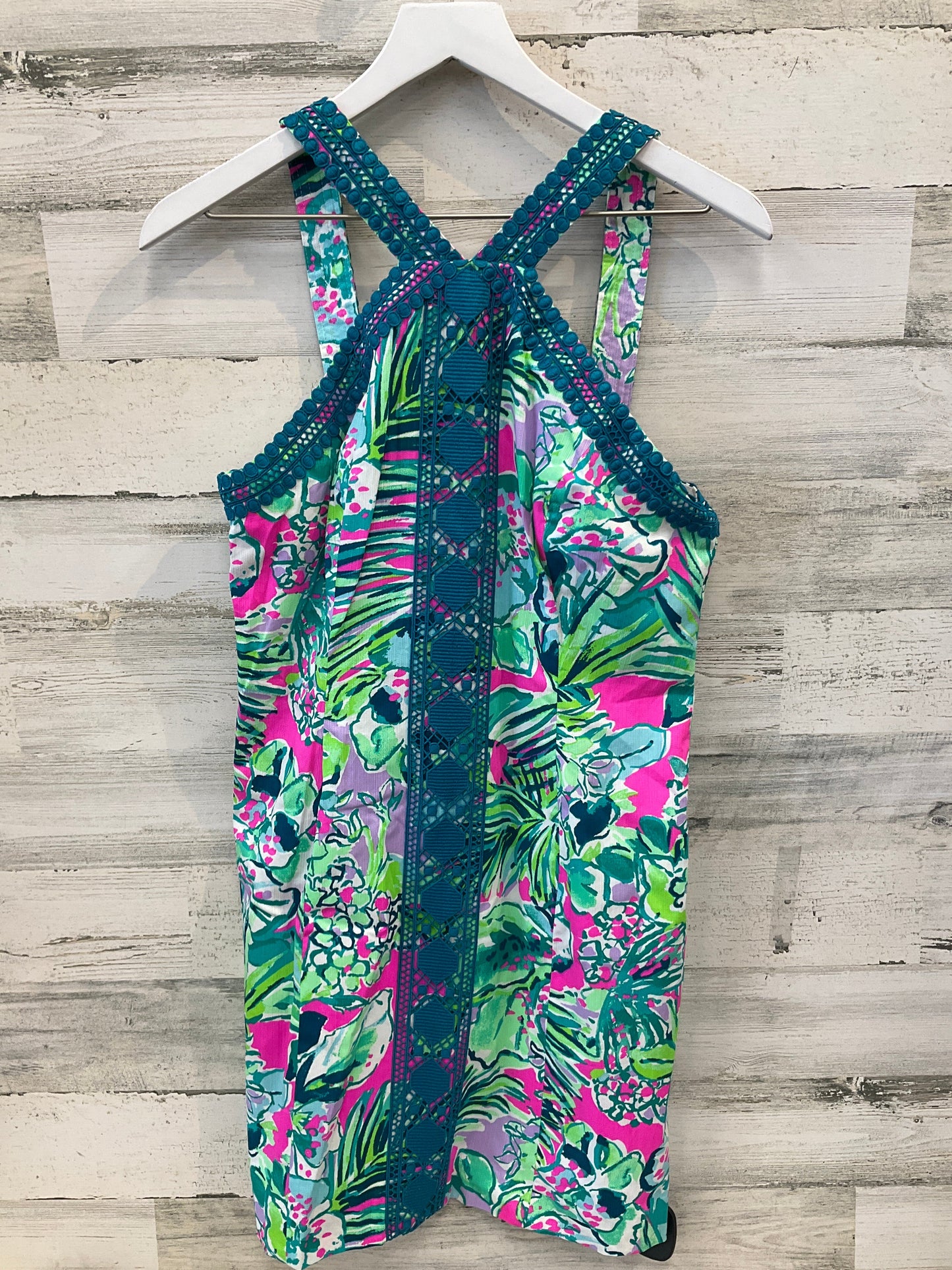 Dress Casual Midi By Lilly Pulitzer In Teal, Size: S